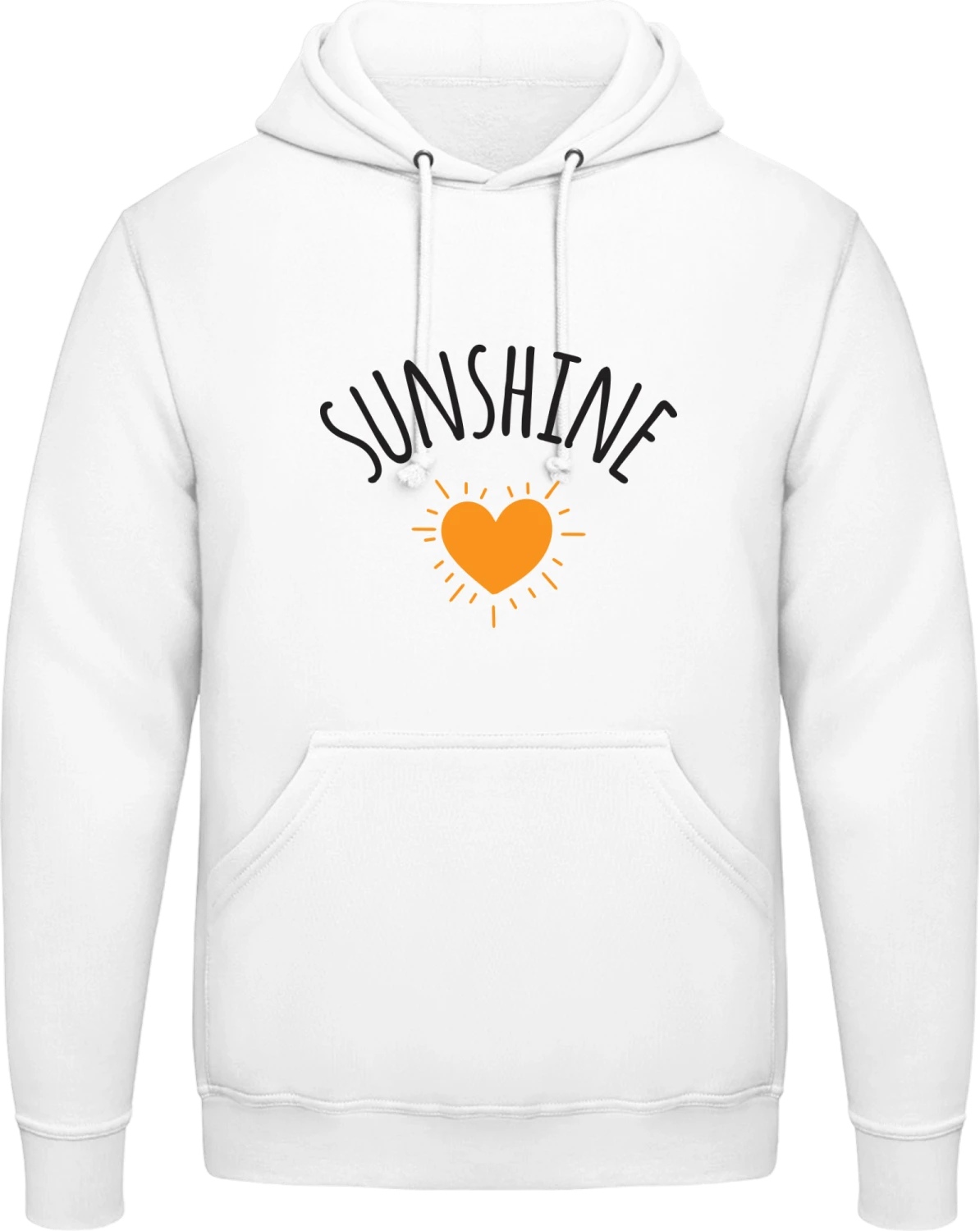 Sunshine Nickname - Arctic white AWDis man hoodie - Front