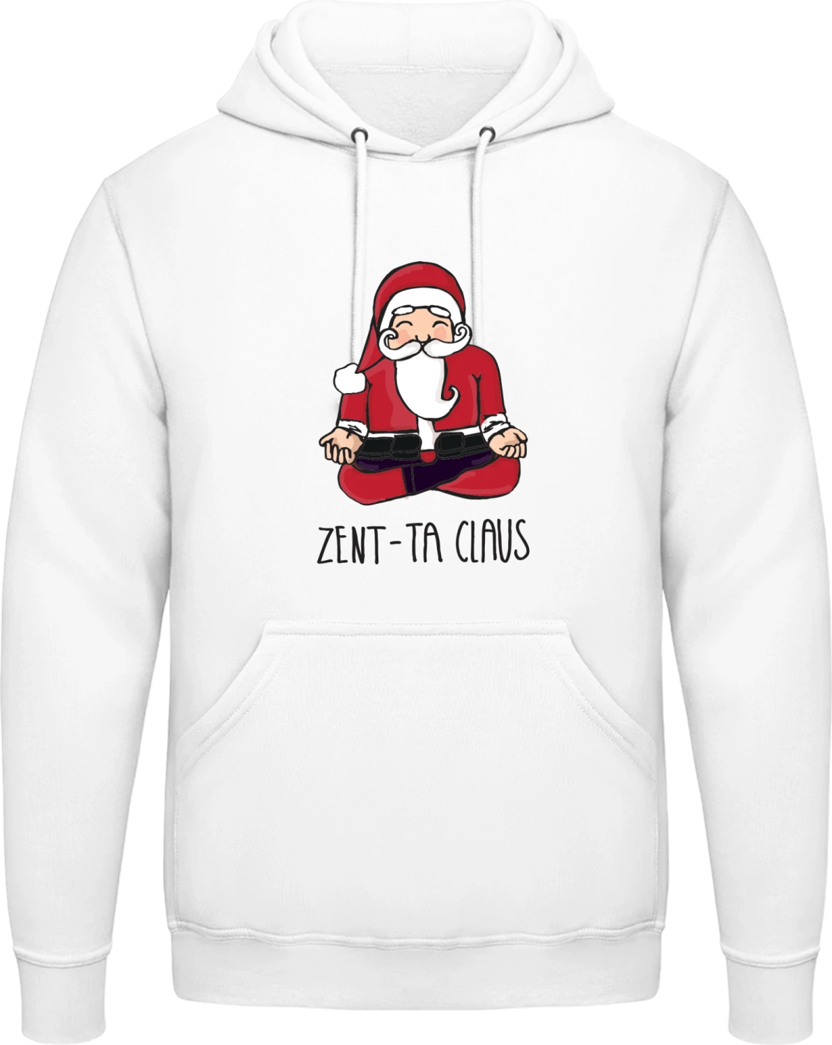 Santa Claus Zent-Ta-Claus - Arctic white AWDis man hoodie - Front