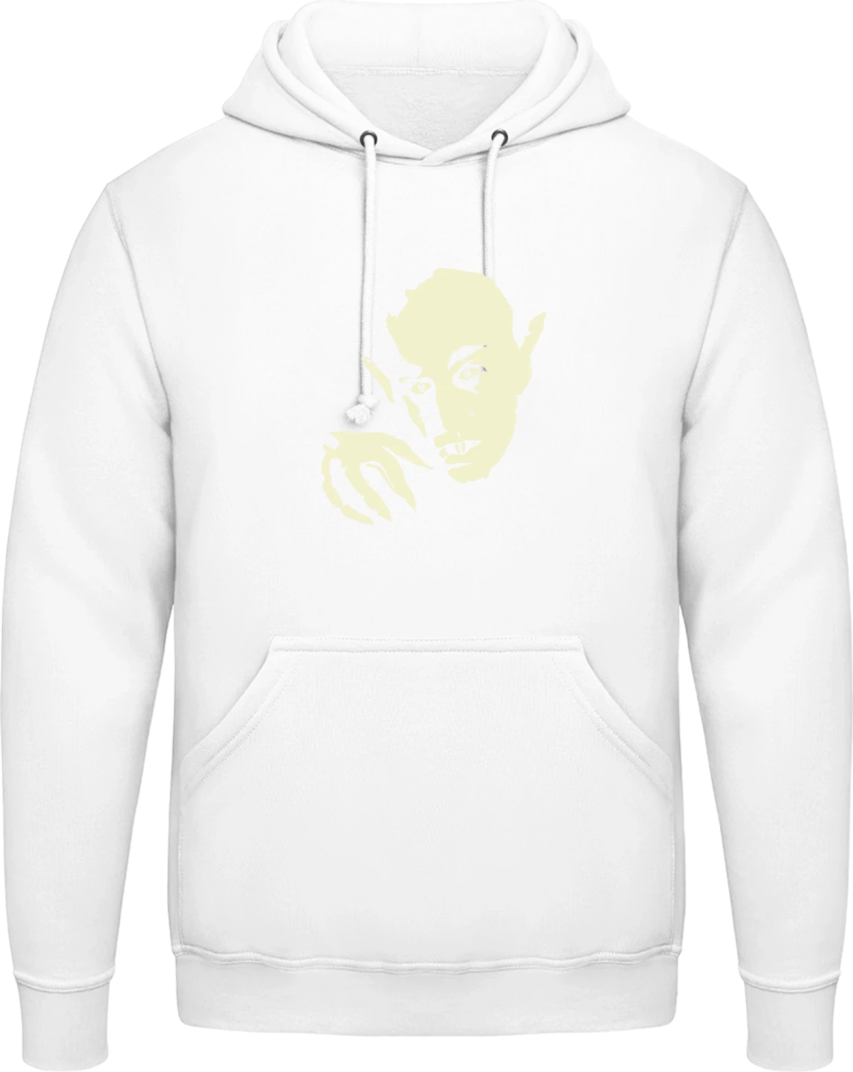 Nosferatu - Arctic white AWDis man hoodie - Front