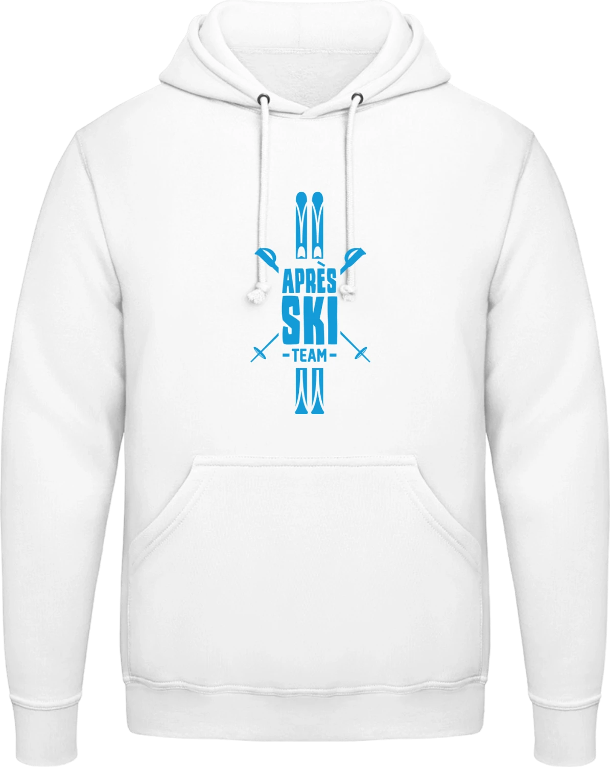 Après Ski Team - Arctic white AWDis man hoodie - Front