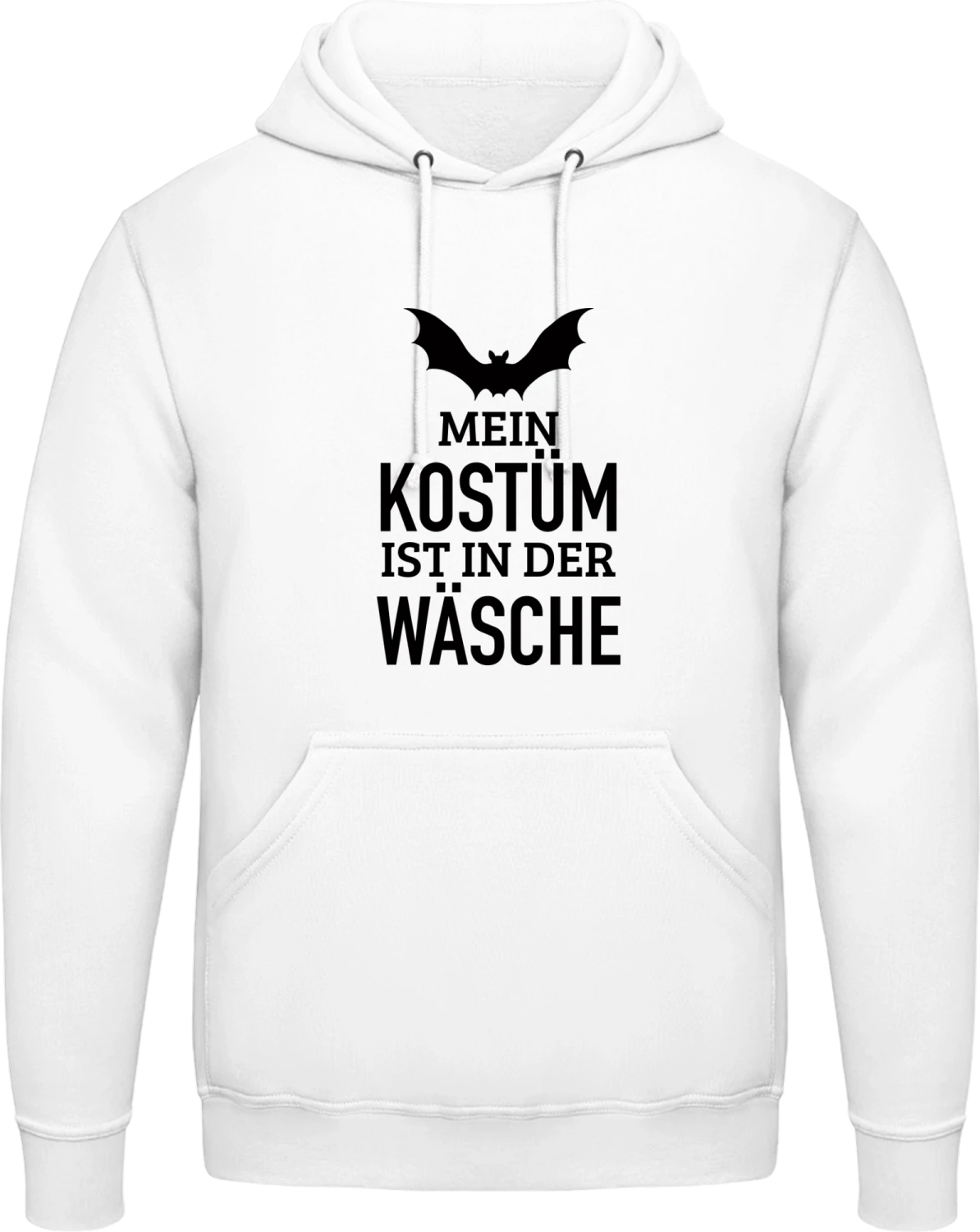 Mein Kostüm ist der Wäsche - Arctic white AWDis man hoodie - Front