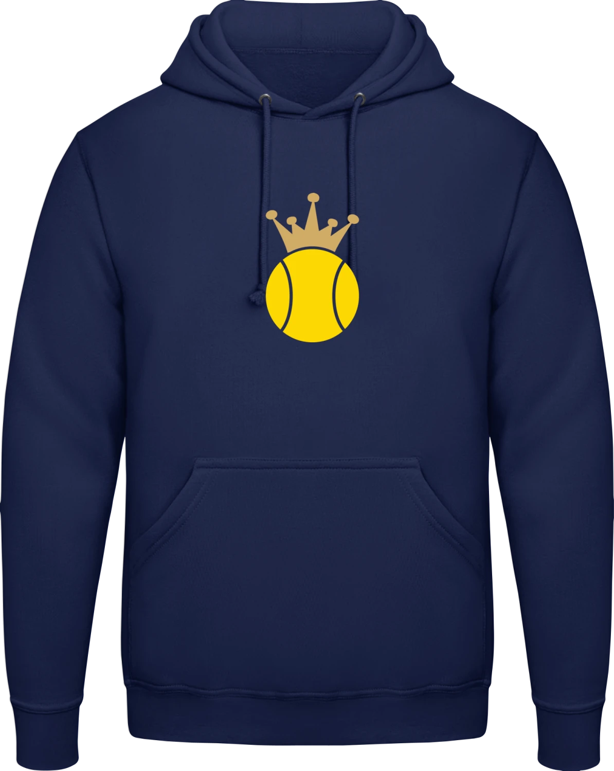 Tennis Ball And Crown - Front_Oxford navy