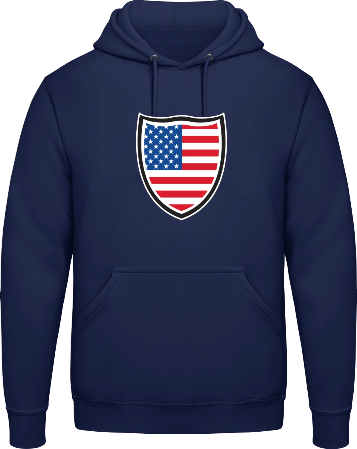 USA Shield Flag - Front_Oxford navy