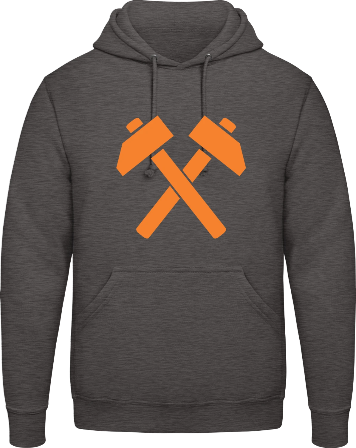 Crossed Hammers - Front_Charcoal