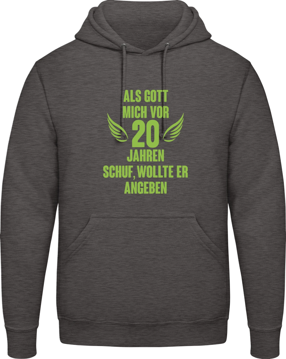 Als Gott mich vor 20 Jahren schuf - Front_Charcoal