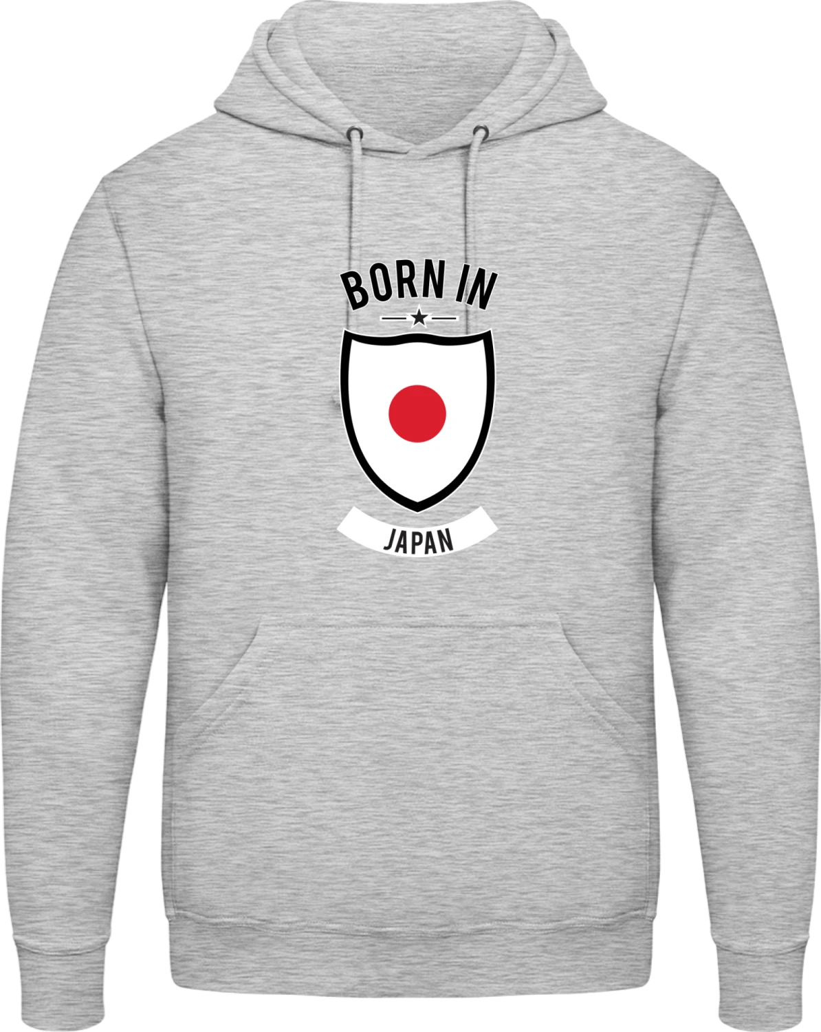 Born in Japan - Front_Heather Grey