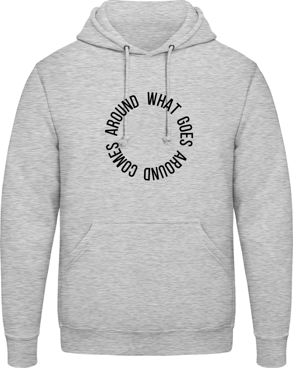 What Goes Around Comes Around - Front_Heather Grey