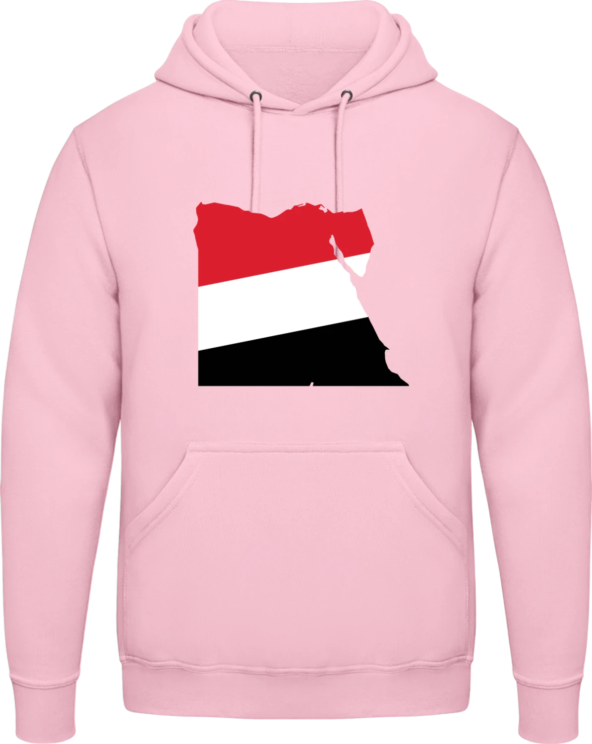 Egypt - Baby pink AWDis man hoodie - Front