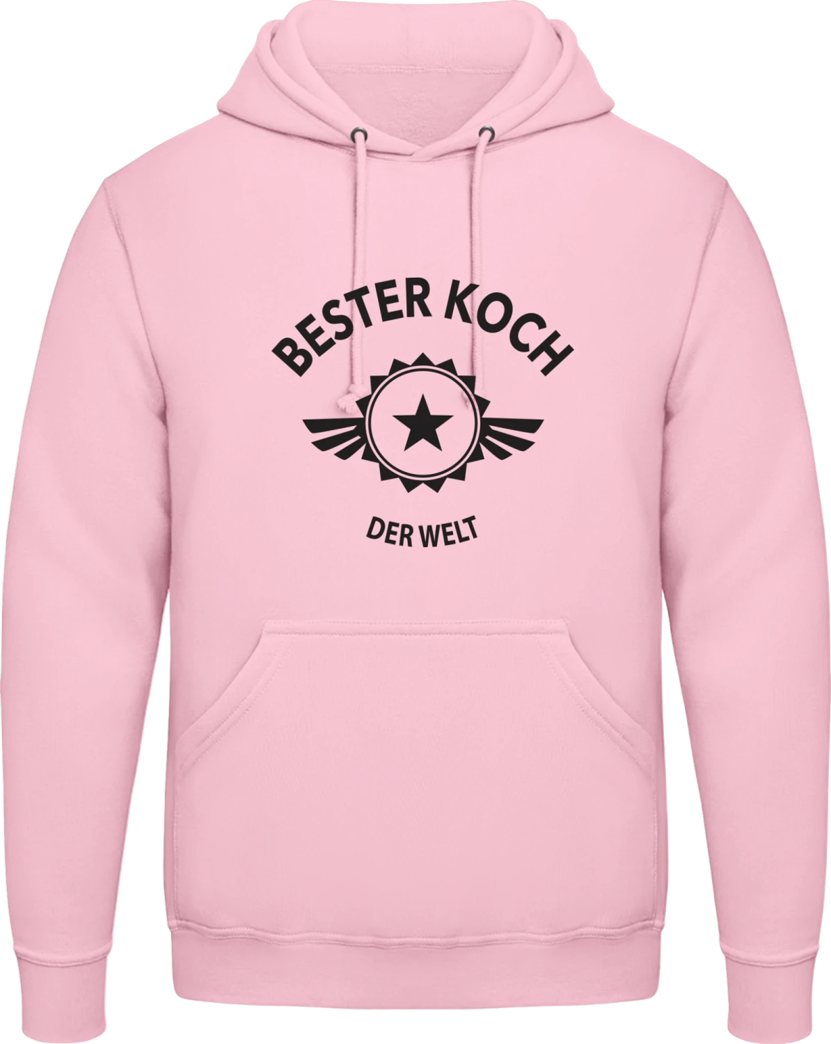 Bester Koch der Welt - Baby pink AWDis man hoodie - Front