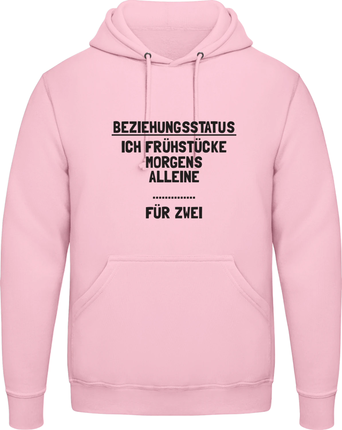 Beziehungsstatus - Baby pink AWDis man hoodie - Front