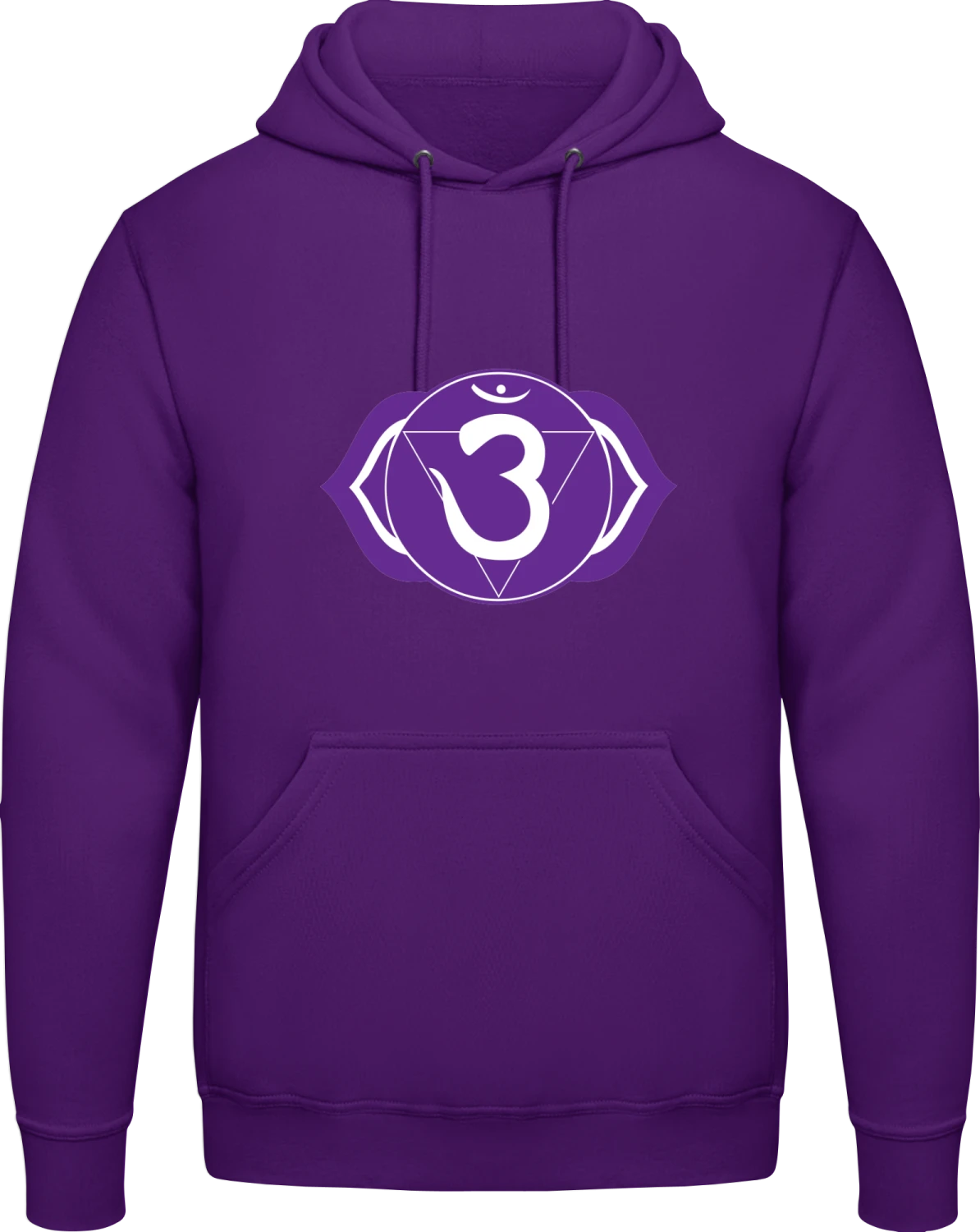 Chakra Ajna - Purple AWDis man hoodie - Front