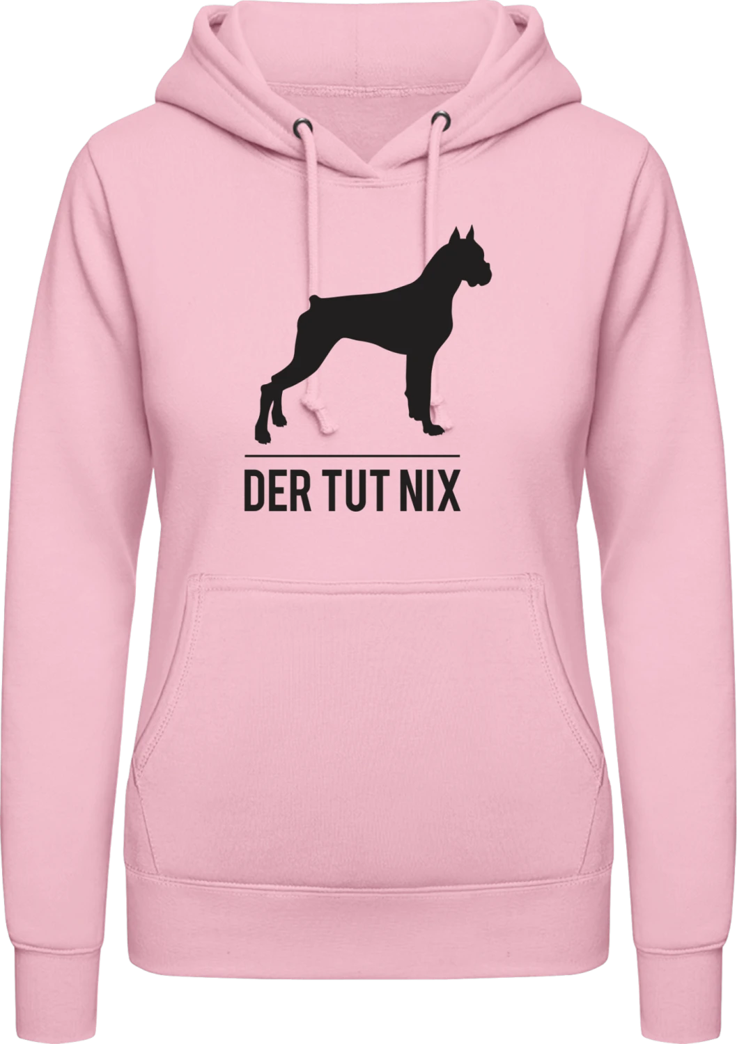 Der tut nix Kampfhund - Baby pink AWDis ladies hoodie - Front