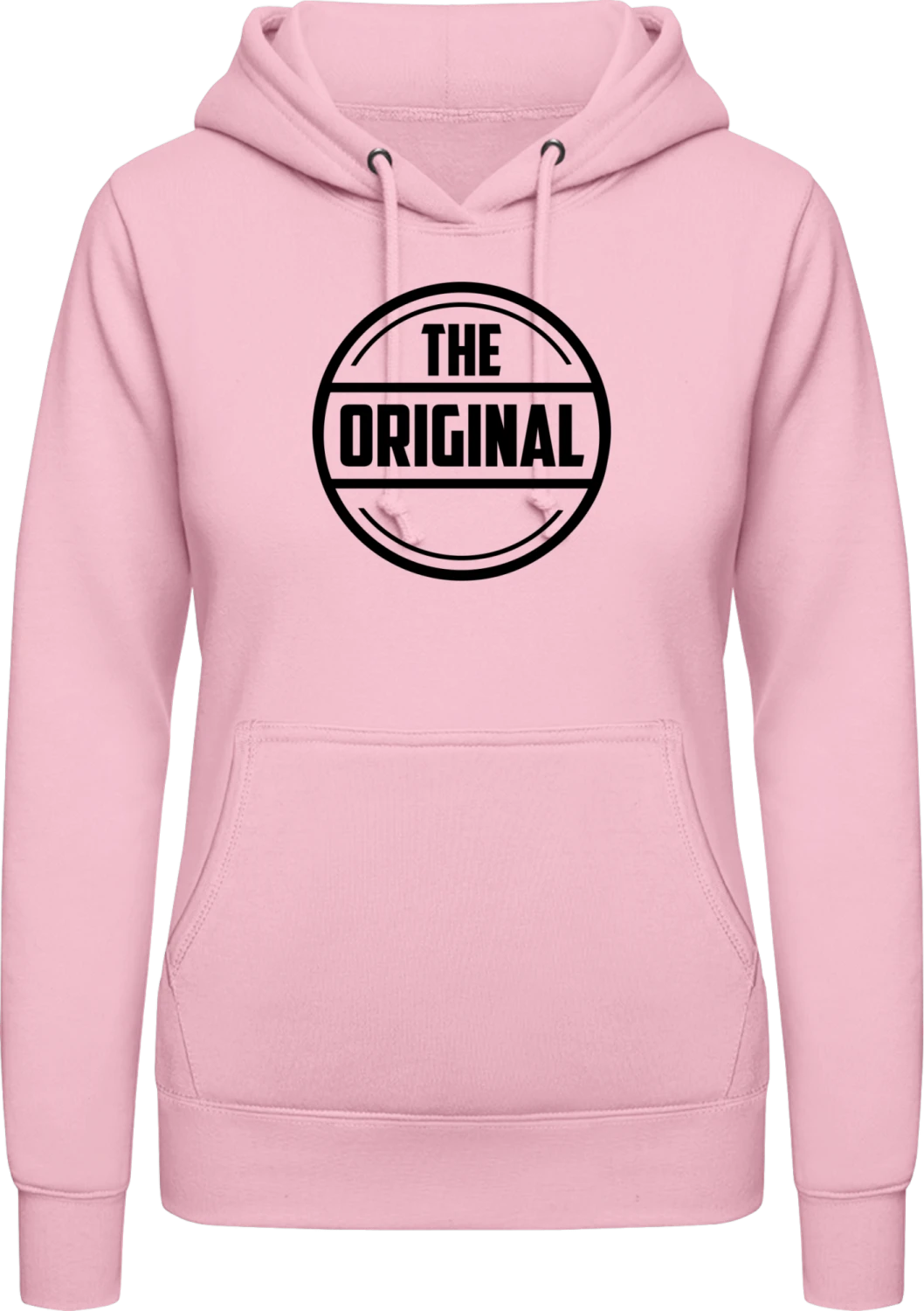 The Original Dad And Son - Baby pink AWDis ladies hoodie - Front