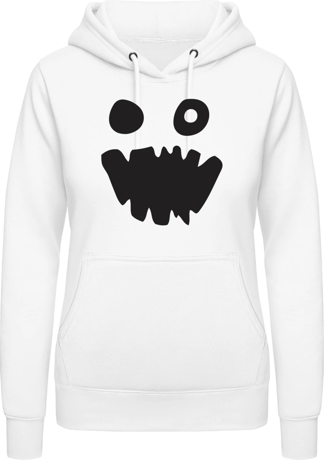 Ghost Effect - Arctic white AWDis ladies hoodie - Front