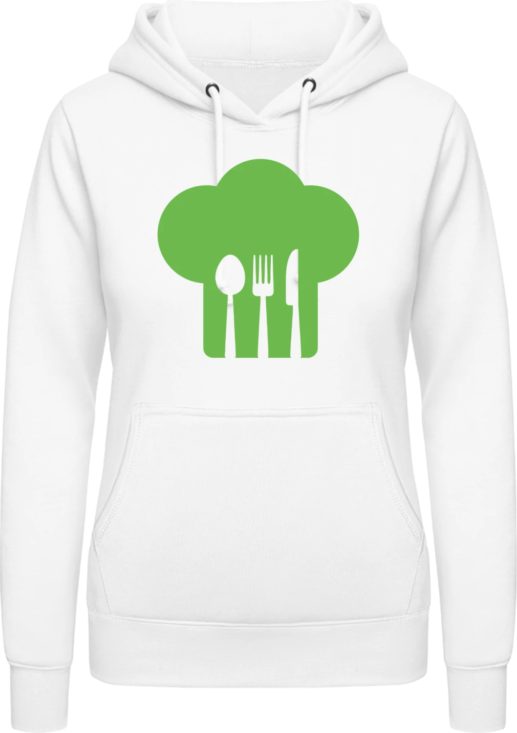 Cooking Equipment - Arctic white AWDis ladies hoodie - Front