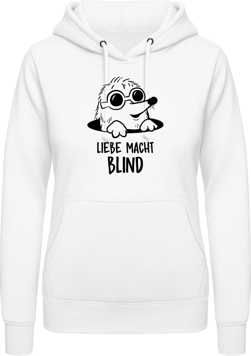 Mafia La Familia - Arctic white AWDis ladies hoodie - Front