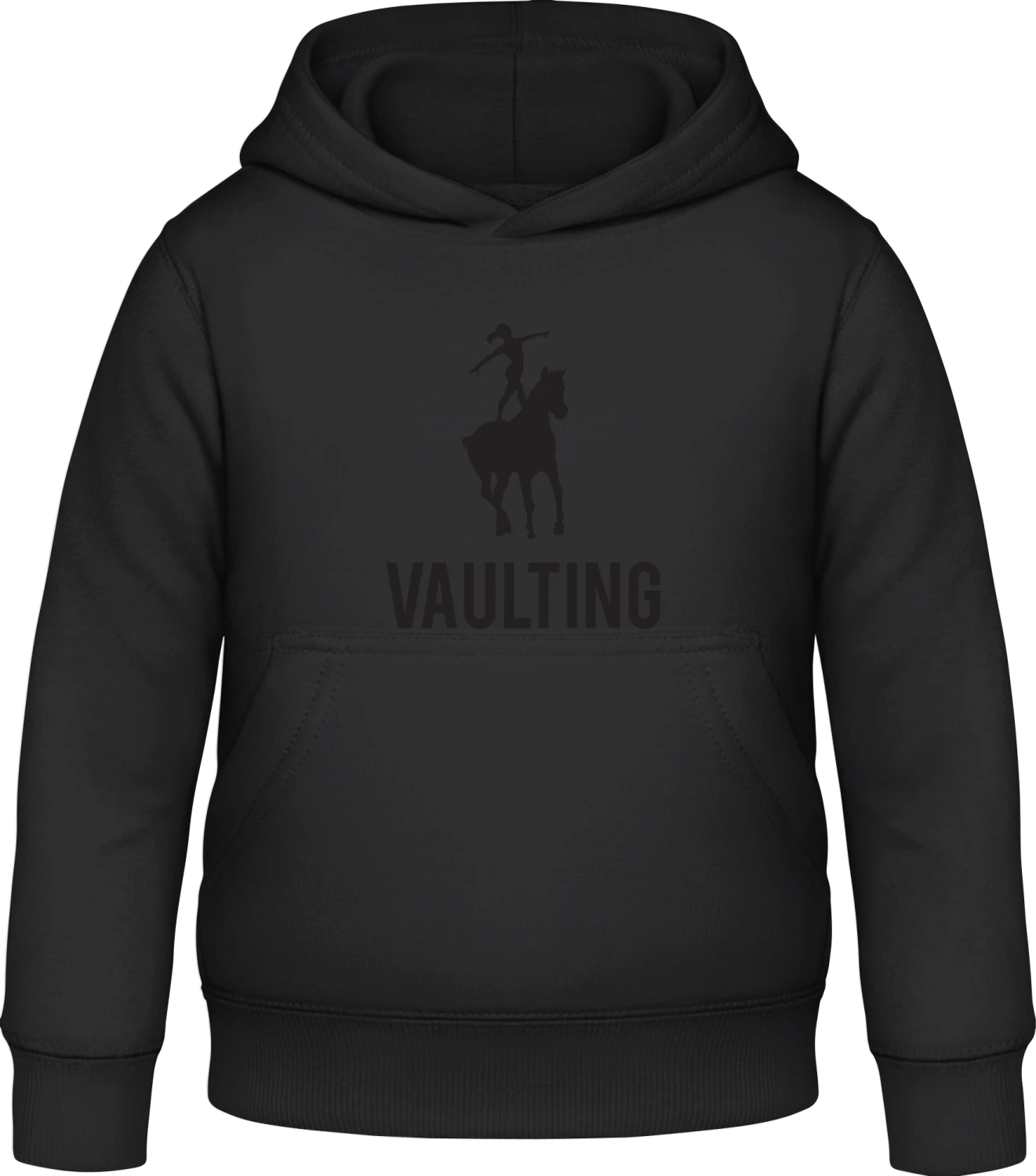 Vaulting - Black Awdis Hoodie Kids - Front