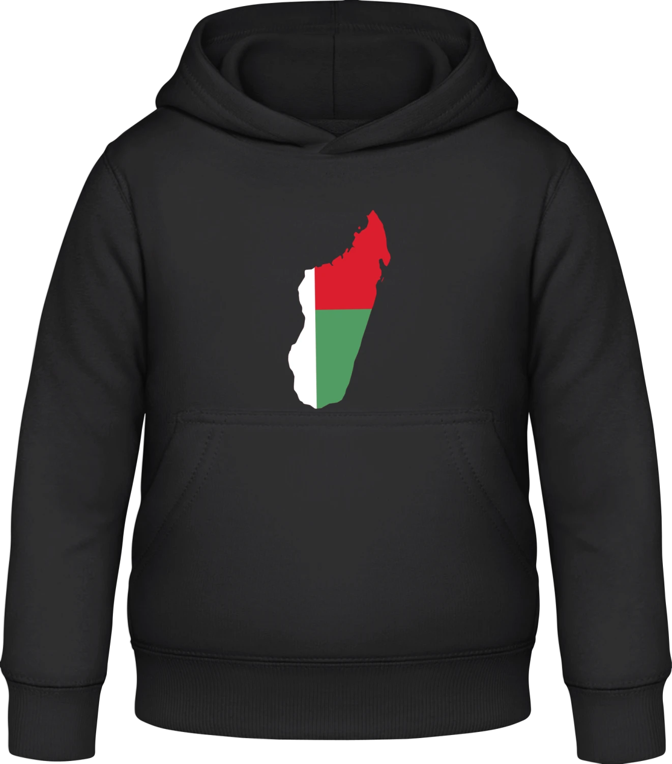 Madagascar - Black Awdis Hoodie Kids - Front