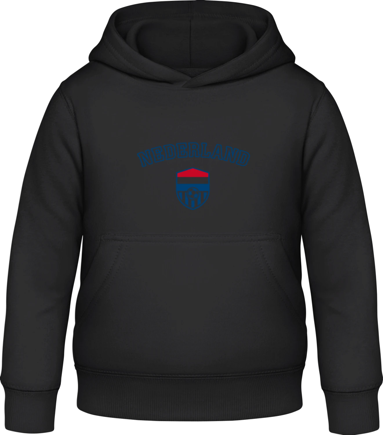 Nederlands - Black Awdis Hoodie Kids - Front