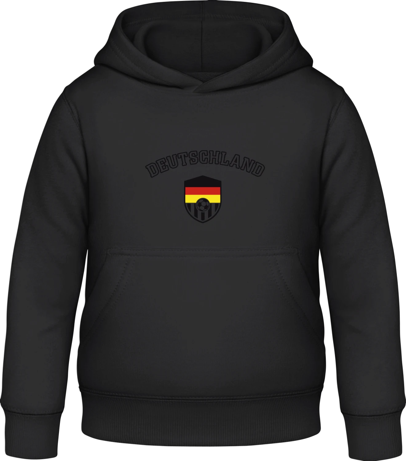 Deutschland National - Black Awdis Hoodie Kids - Front