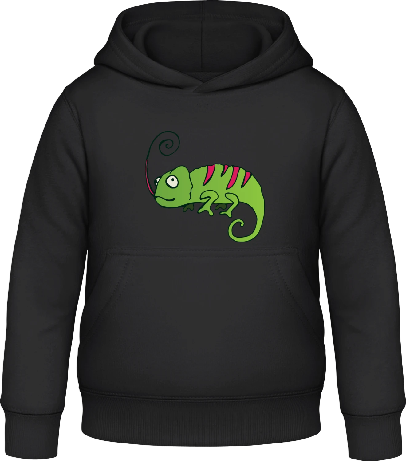 Cameleon - Black Awdis Hoodie Kids - Front