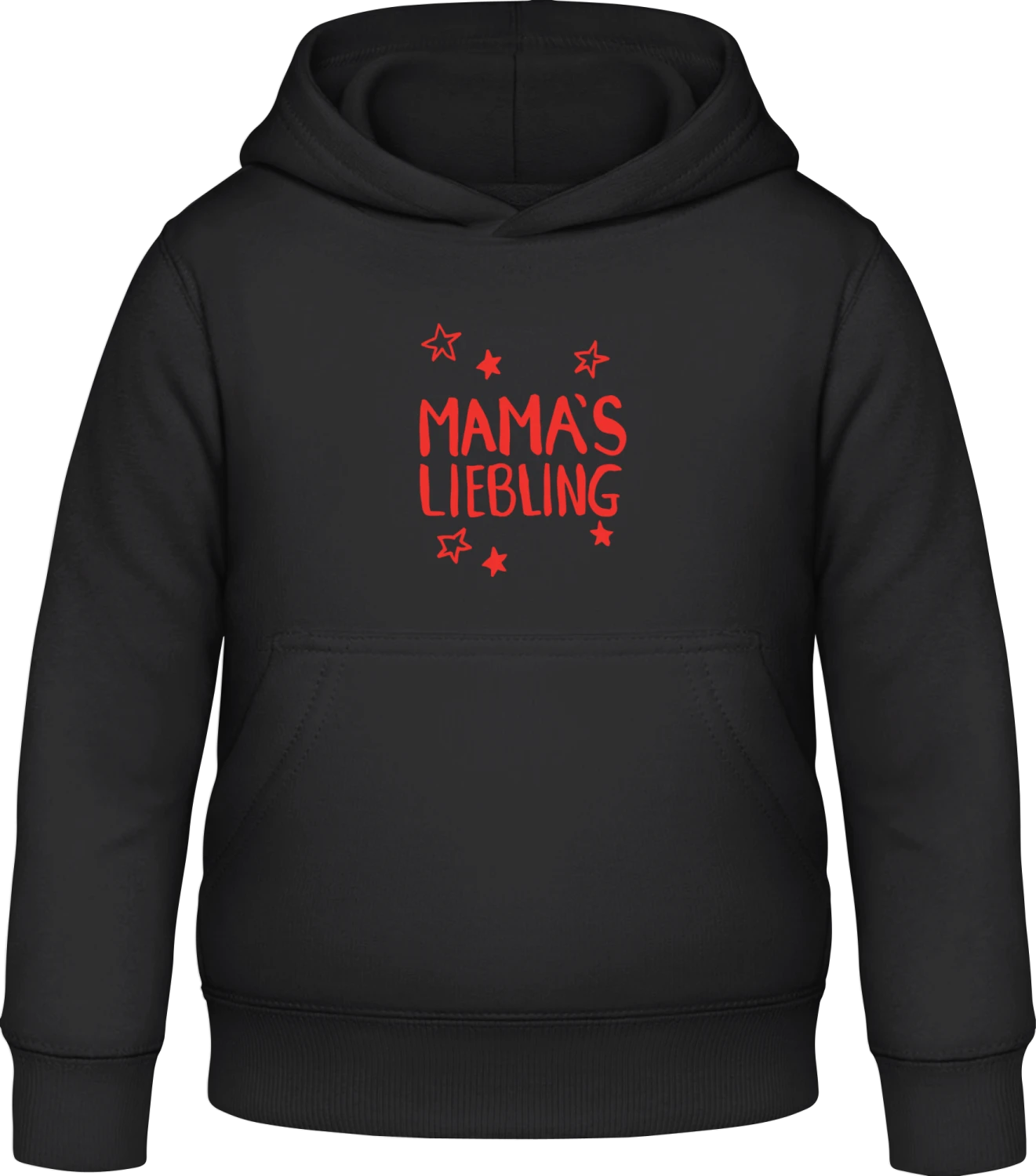 Mama's Liebling - Black Awdis Hoodie Kids - Front