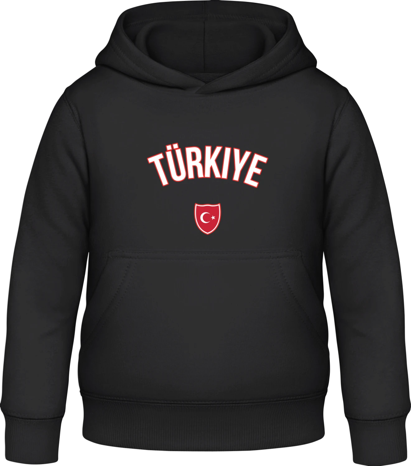 TÜRKIYE Fan - Black Awdis Hoodie Kids - Front