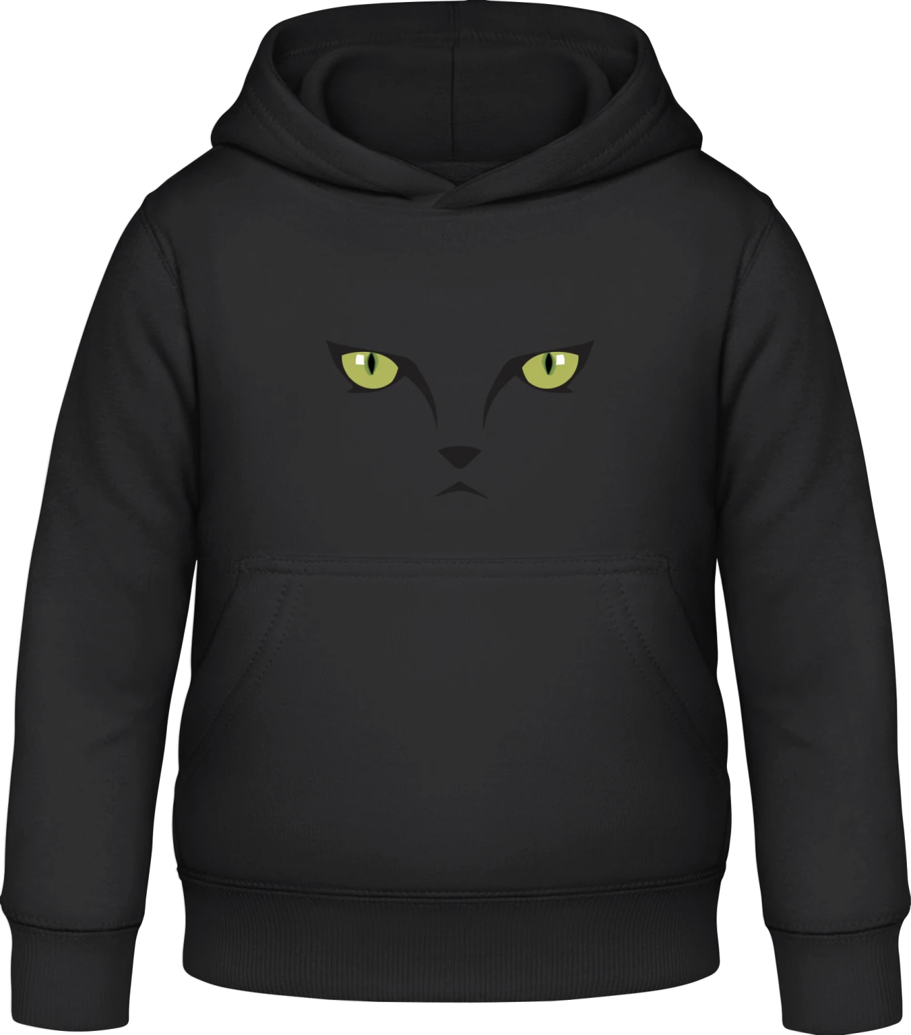 Cat Eyes - Black Awdis Hoodie Kids - Front