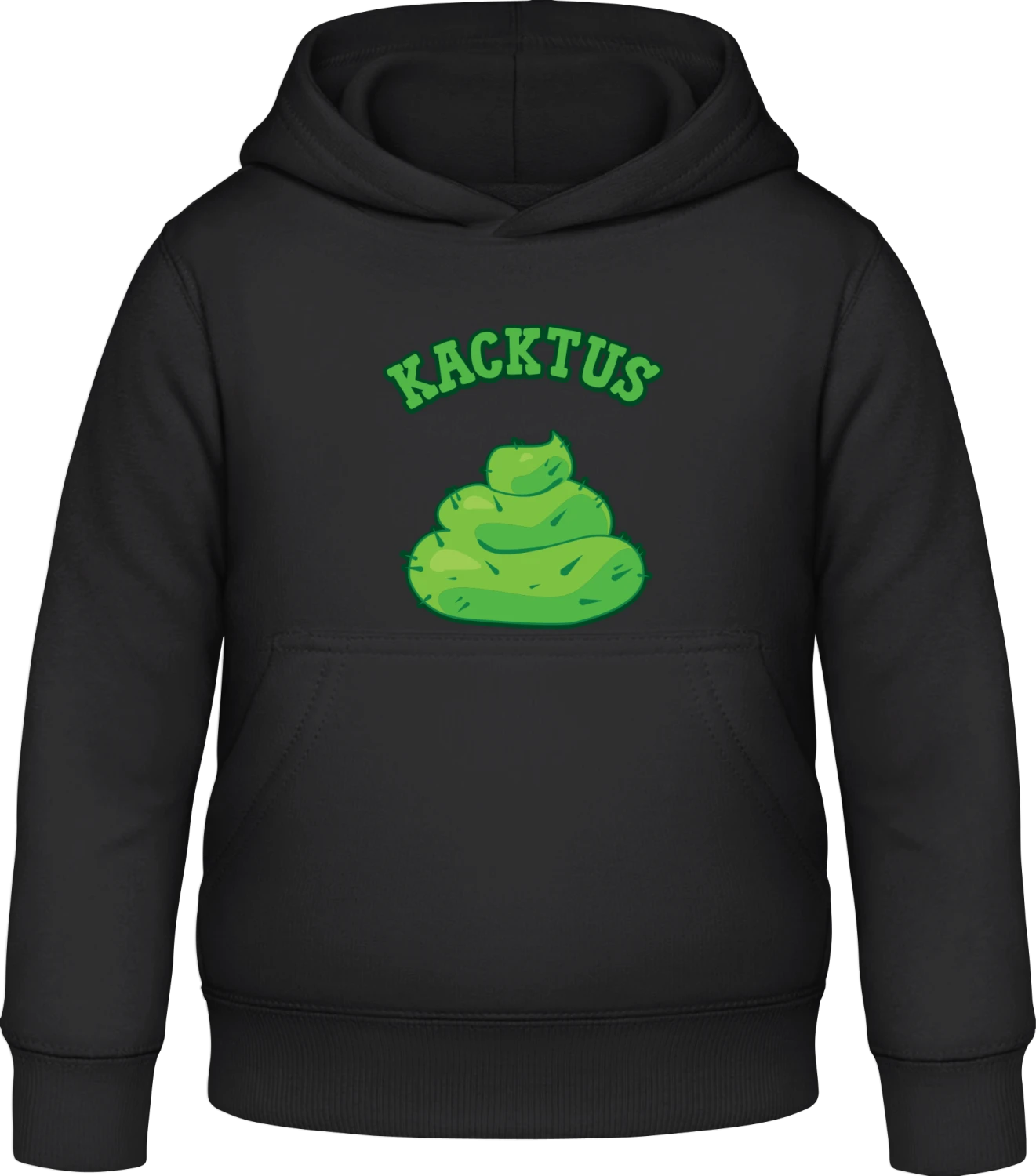 Kacktus - Black Awdis Hoodie Kids - Front