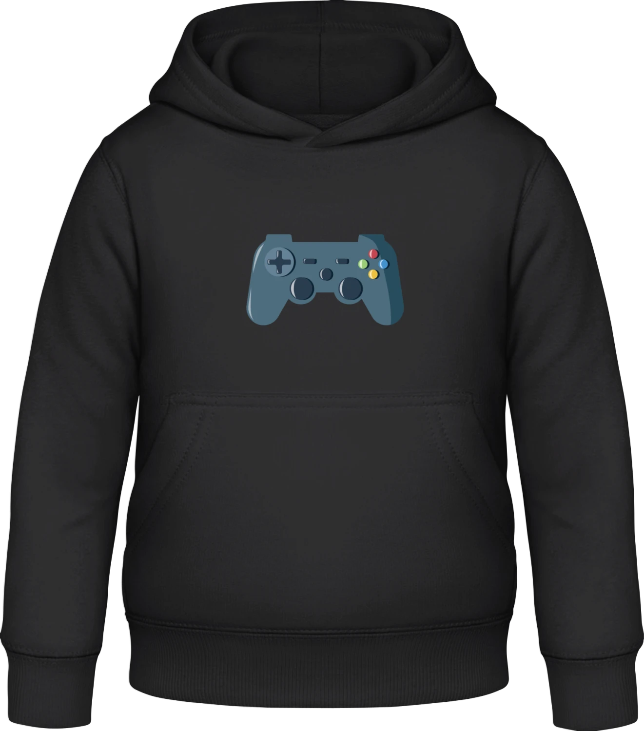 Gaming Controller - Black Awdis Hoodie Kids - Front