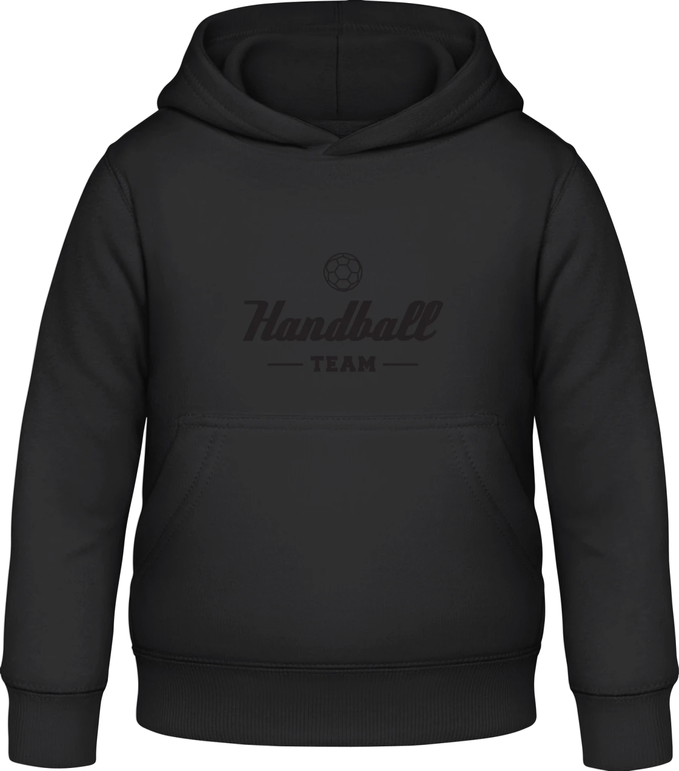 Handball Team - Black Awdis Hoodie Kids - Front