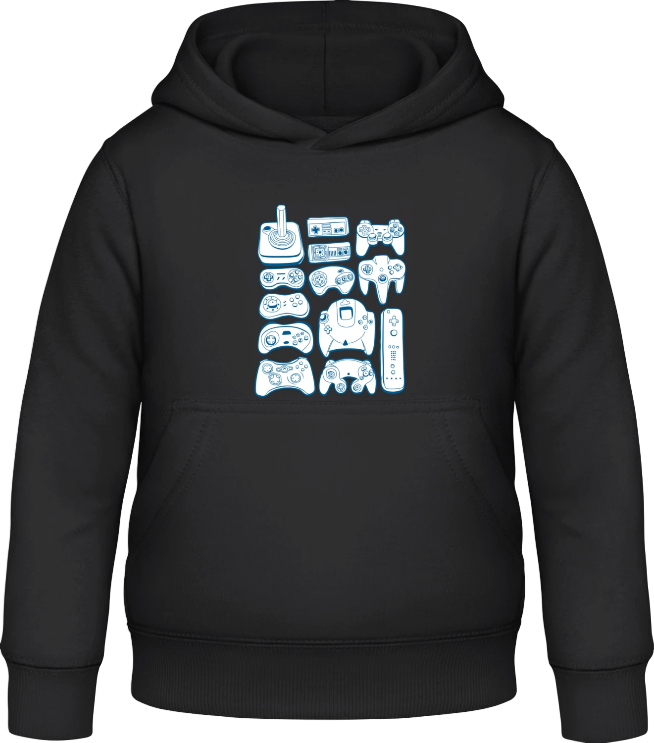 Video Game - Black Awdis Hoodie Kids - Front