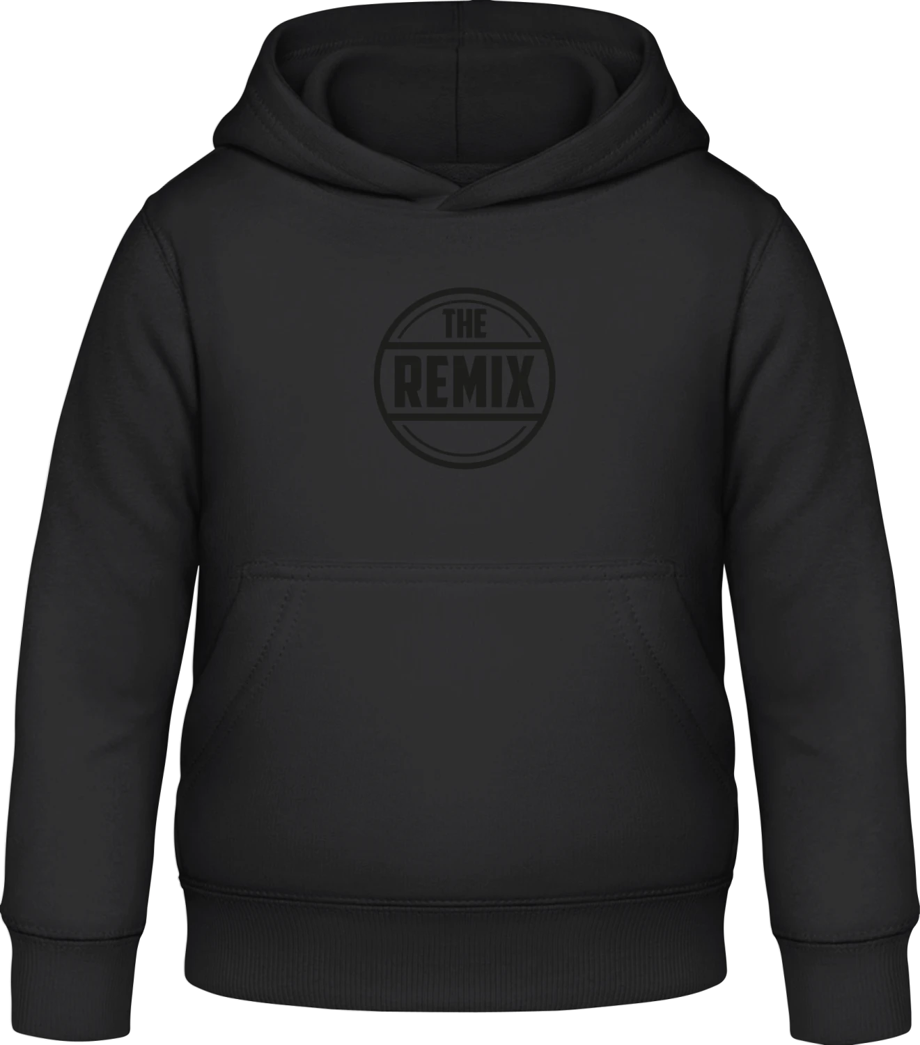 The Remix Dad And Son - Black Awdis Hoodie Kids - Front