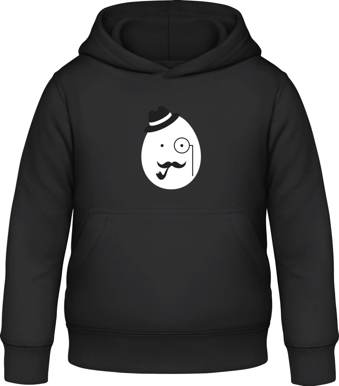 Sherlock Holmes Easter Egg - Black Awdis Hoodie Kids - Front