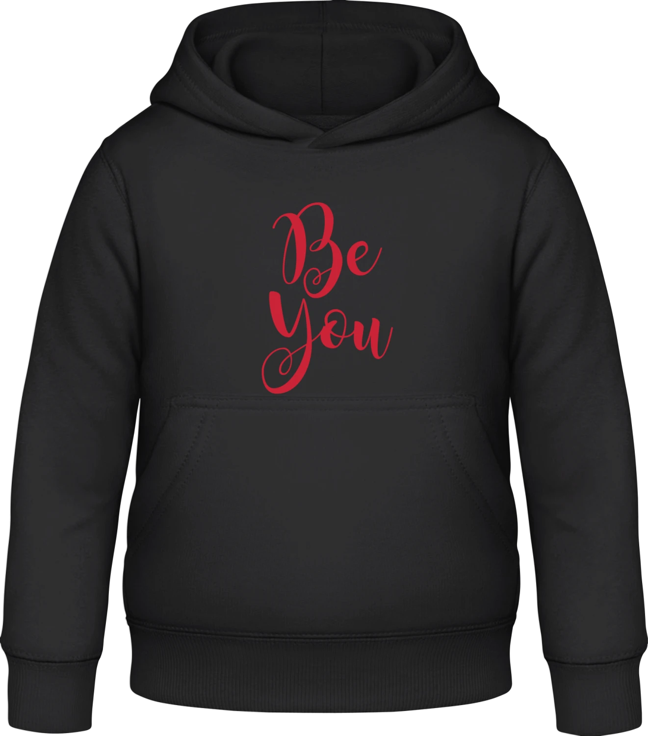 Be You - Black Awdis Hoodie Kids - Front