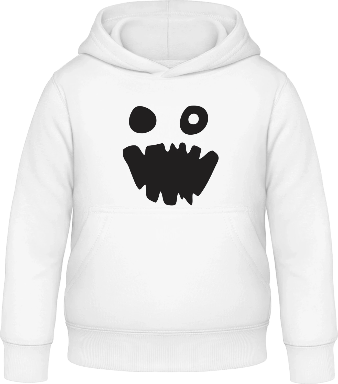 Ghost Effect - Arctic white Awdis Hoodie Kids - Front