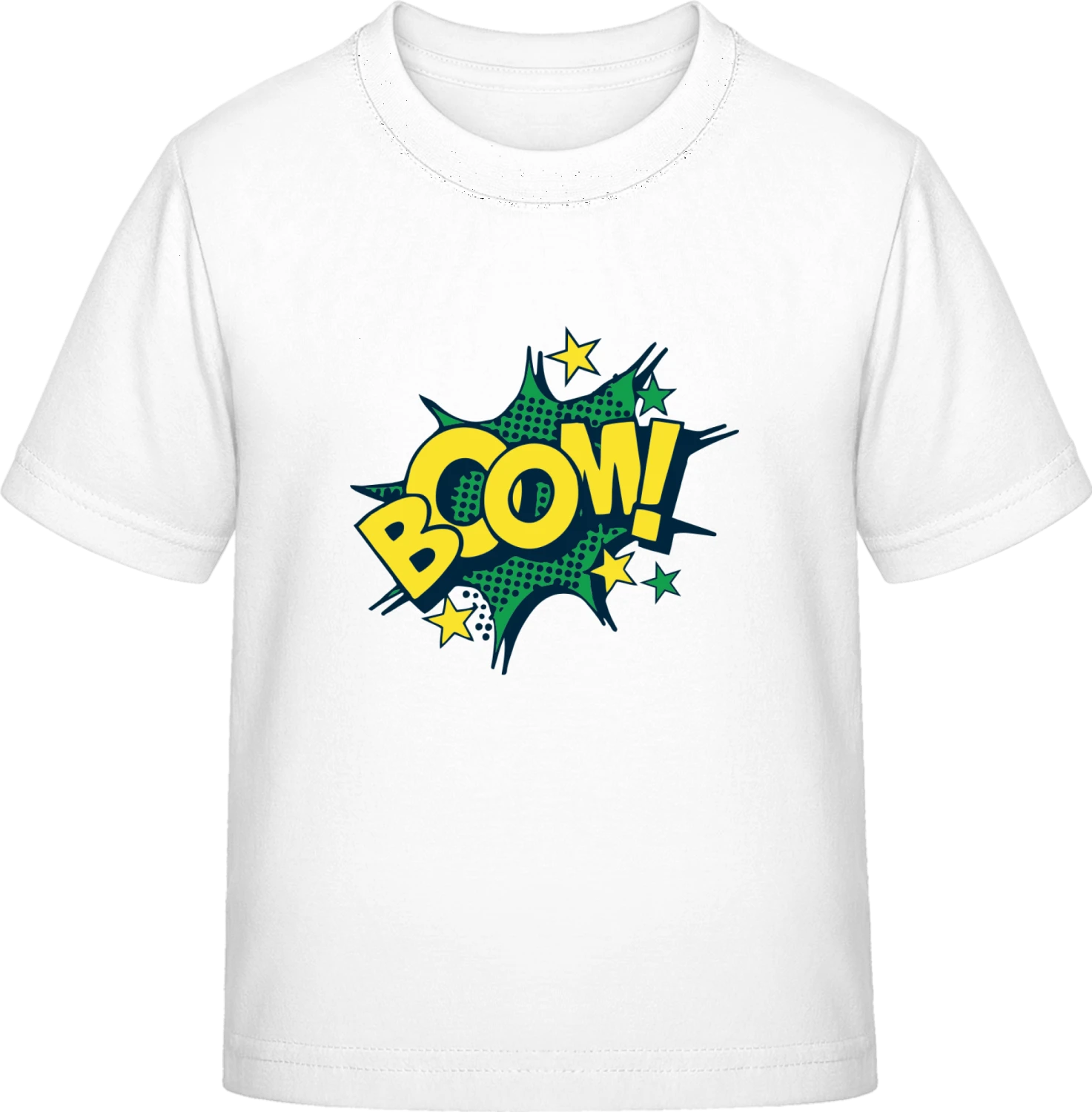 Boom Comic Style - White Exact 190 Kids - Front