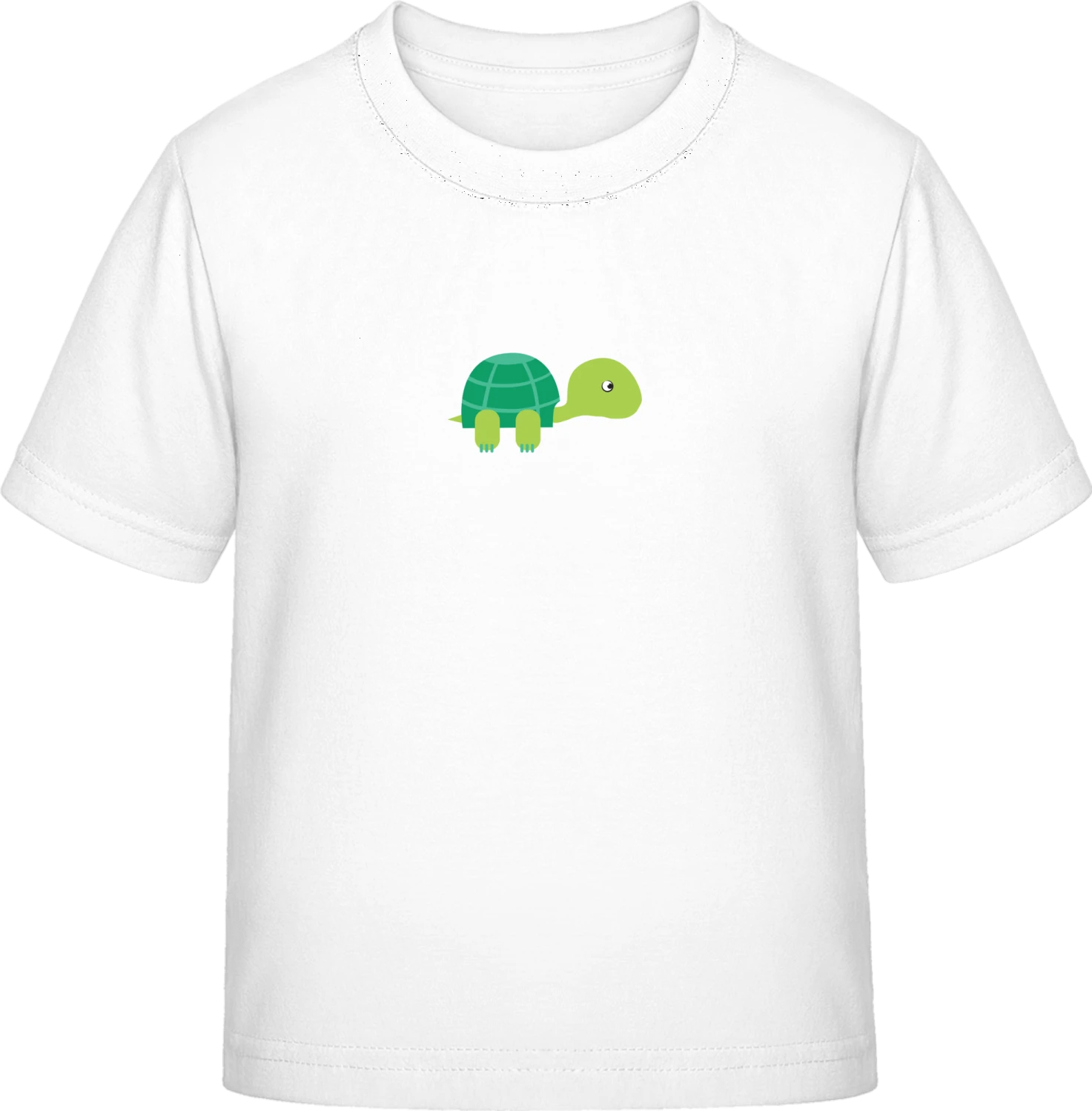 Turtle Illustration - White Exact 190 Kids - Front