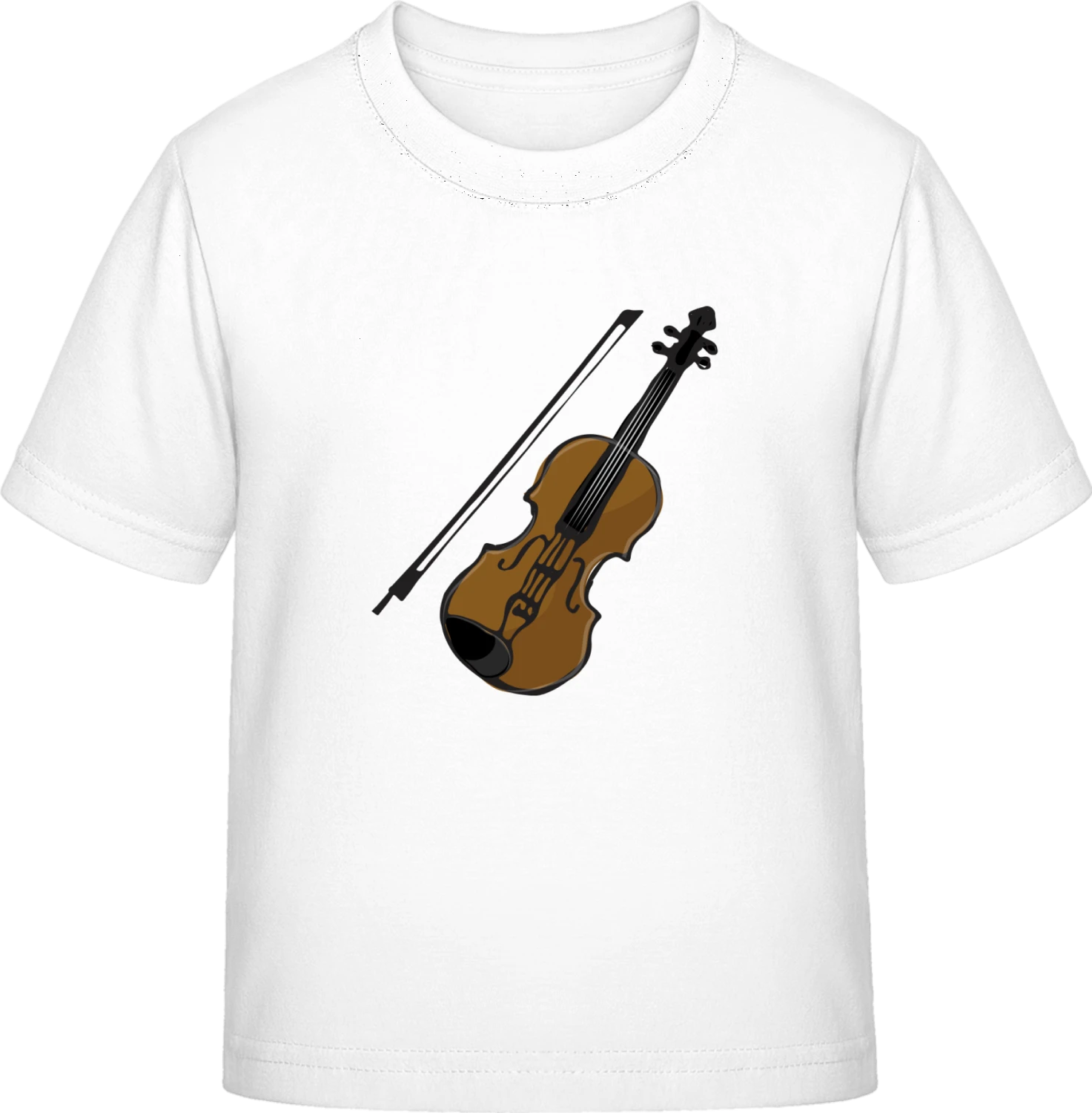 Violin Illustration - White Exact 190 Kids - Front