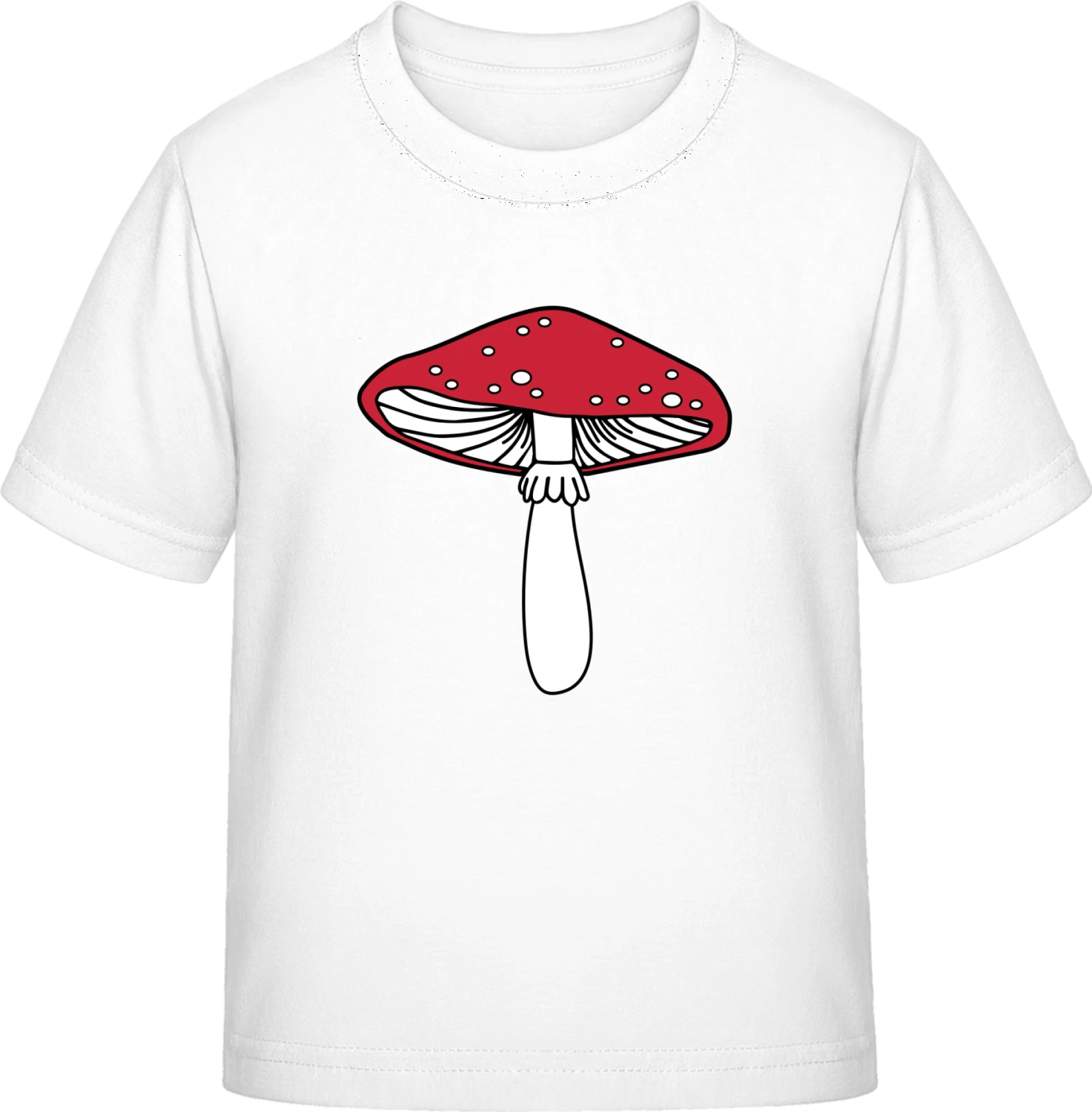 Red Mushroom - White Exact 190 Kids - Front