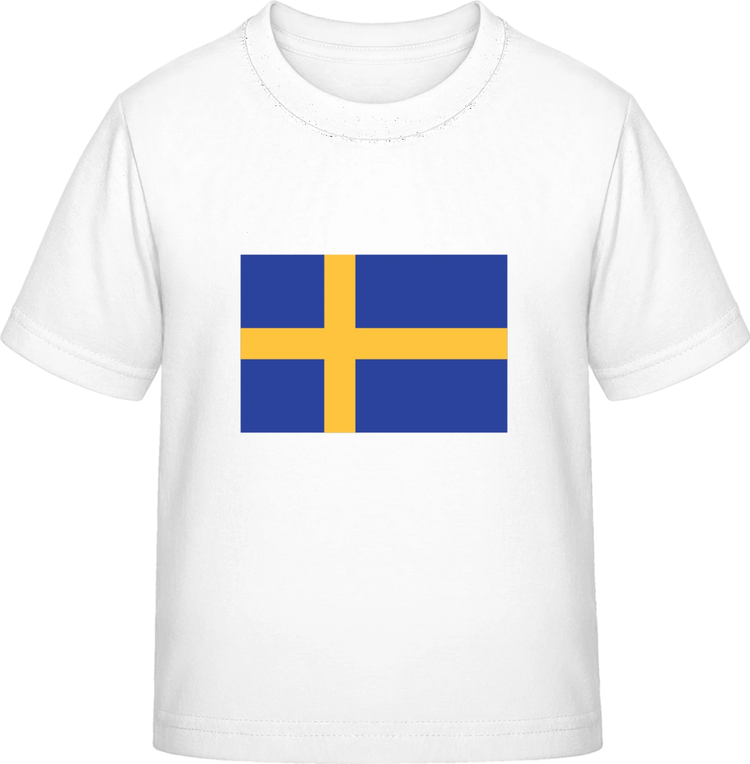 Sweden Flag - White Exact 190 Kids - Front