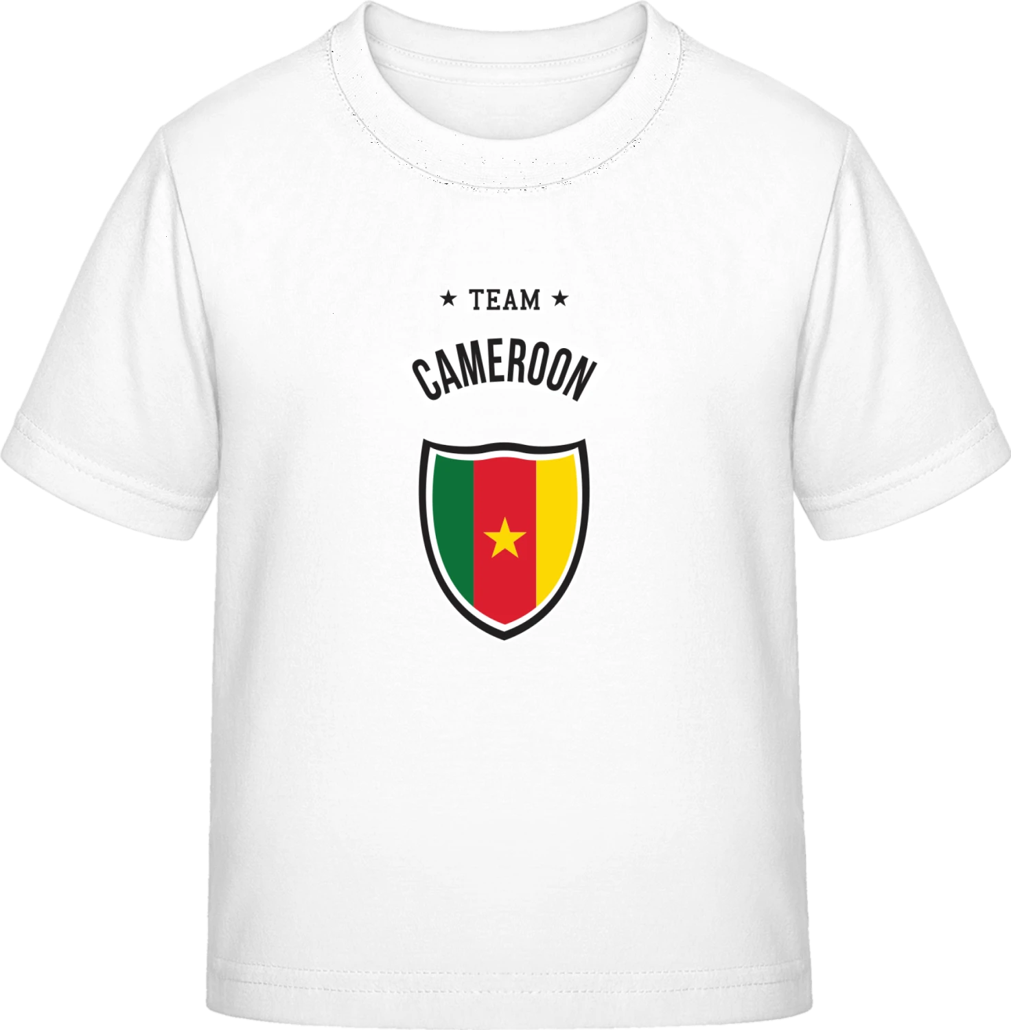 Team Cameroon - White Exact 190 Kids - Front