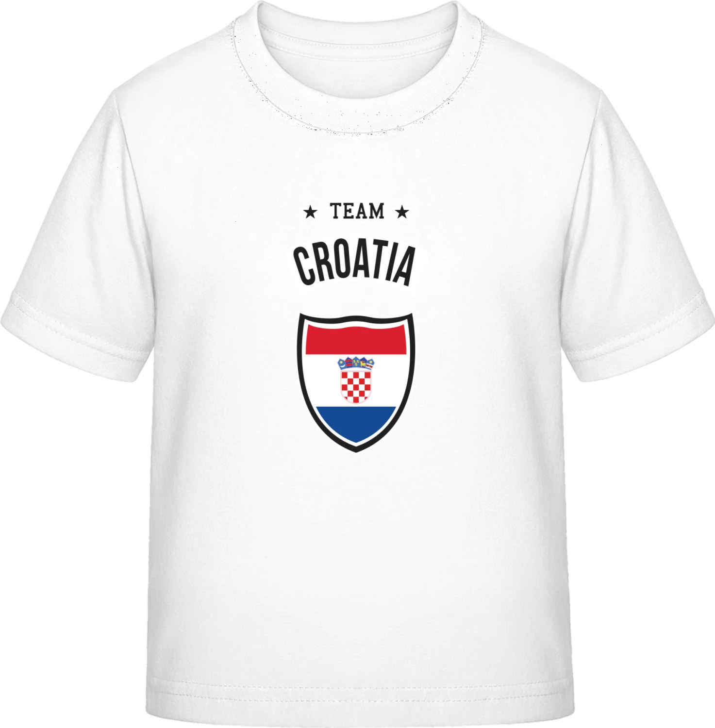 Team Croatia - White Exact 190 Kids - Front