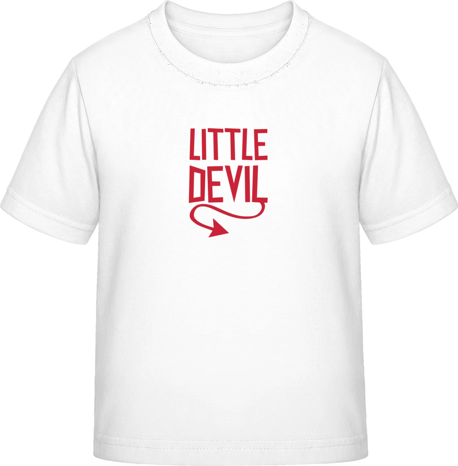 Little Devil Typo - White Exact 190 Kids - Front