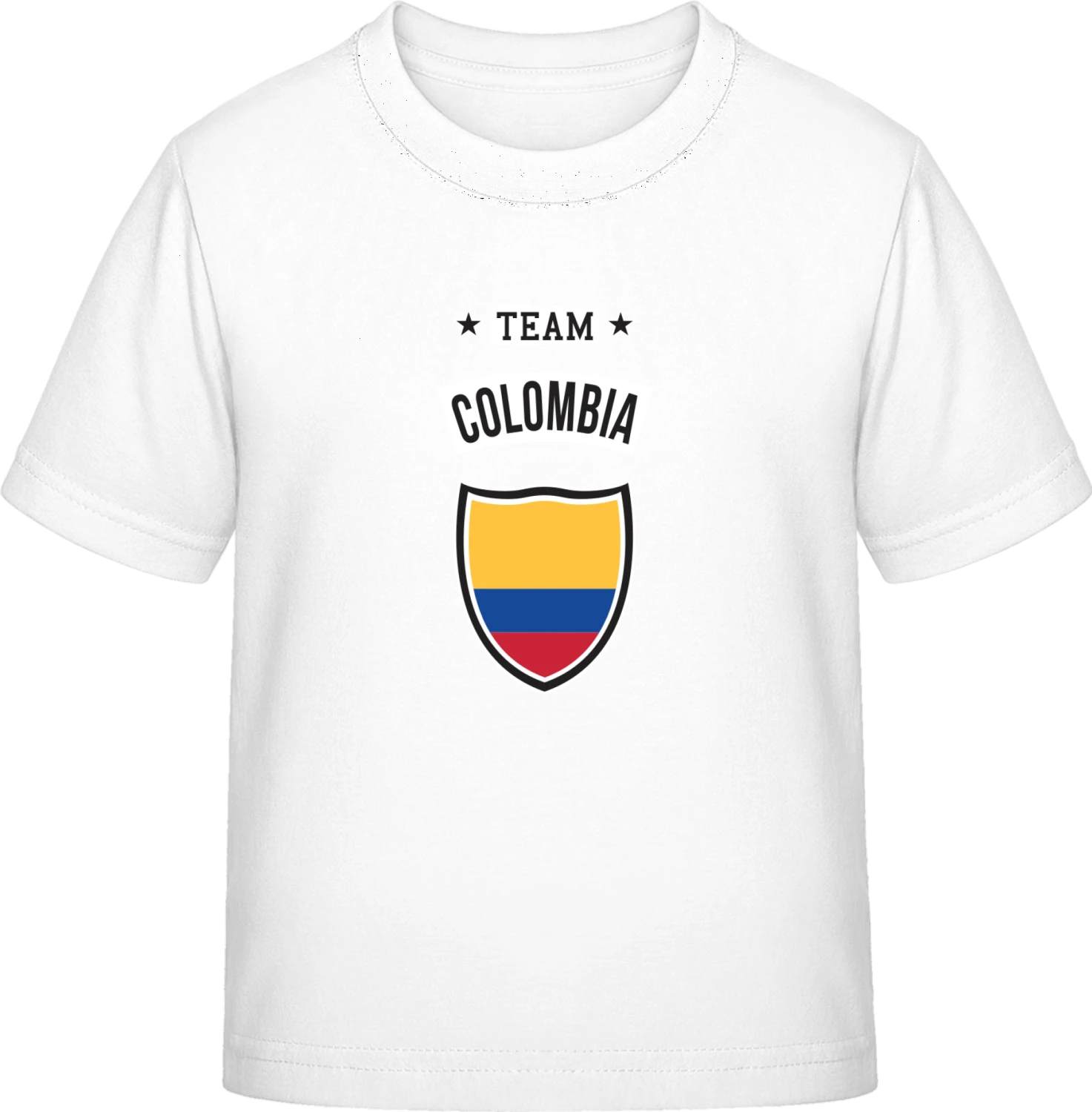 Team Colombia - White Exact 190 Kids - Front