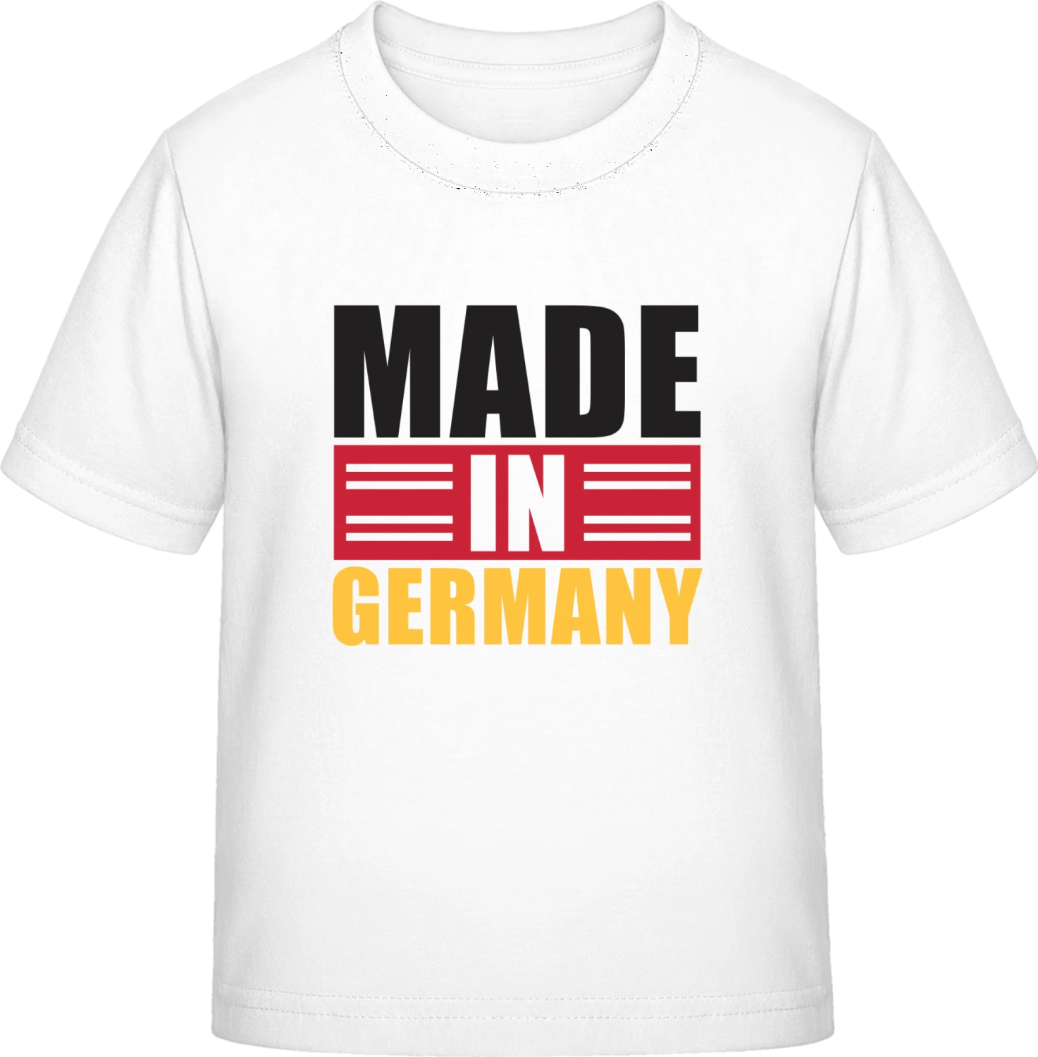 Made In Germany Typo - White Exact 190 Kids - Front