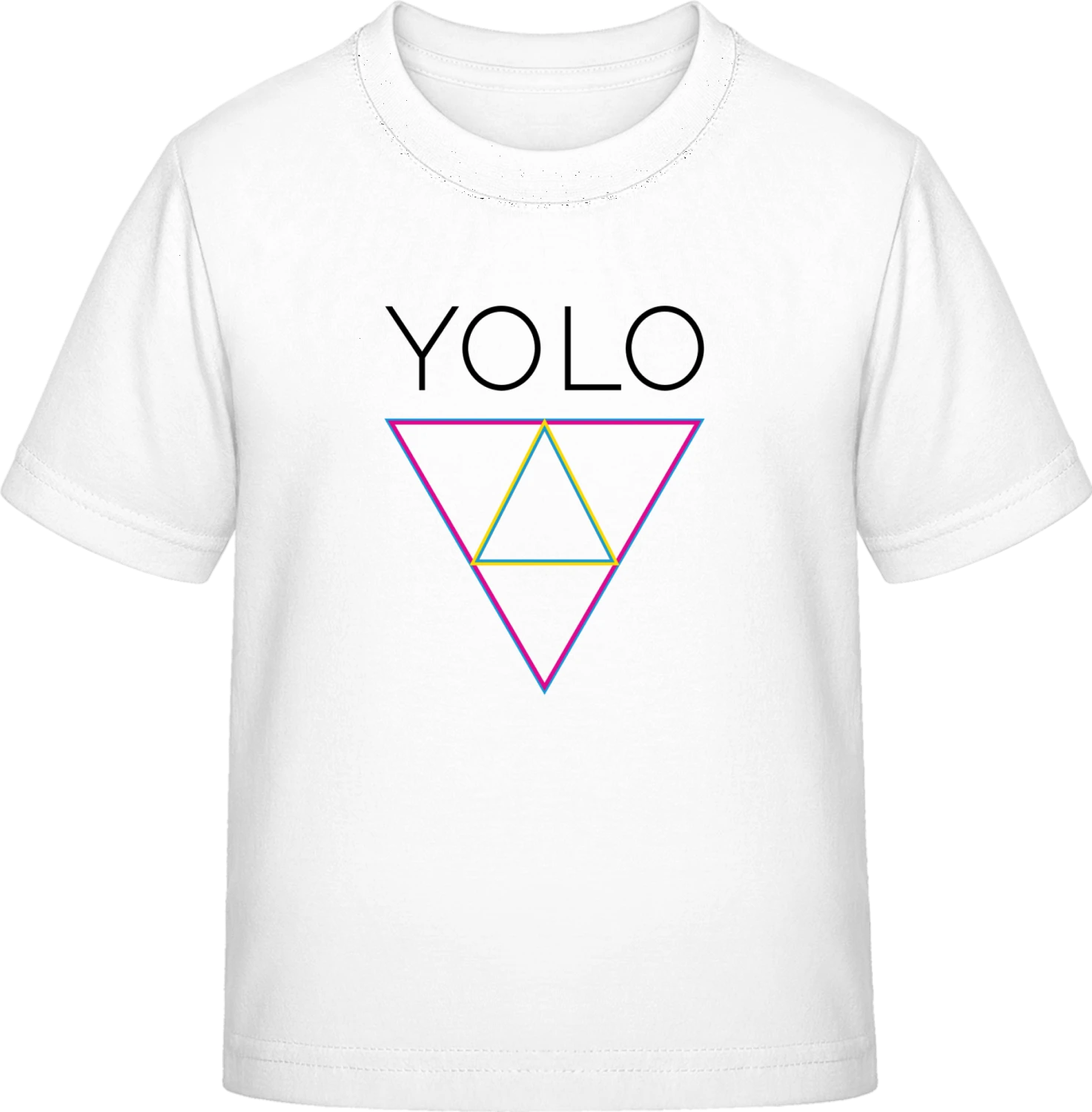 YOLO Triangle - White Exact 190 Kids - Front