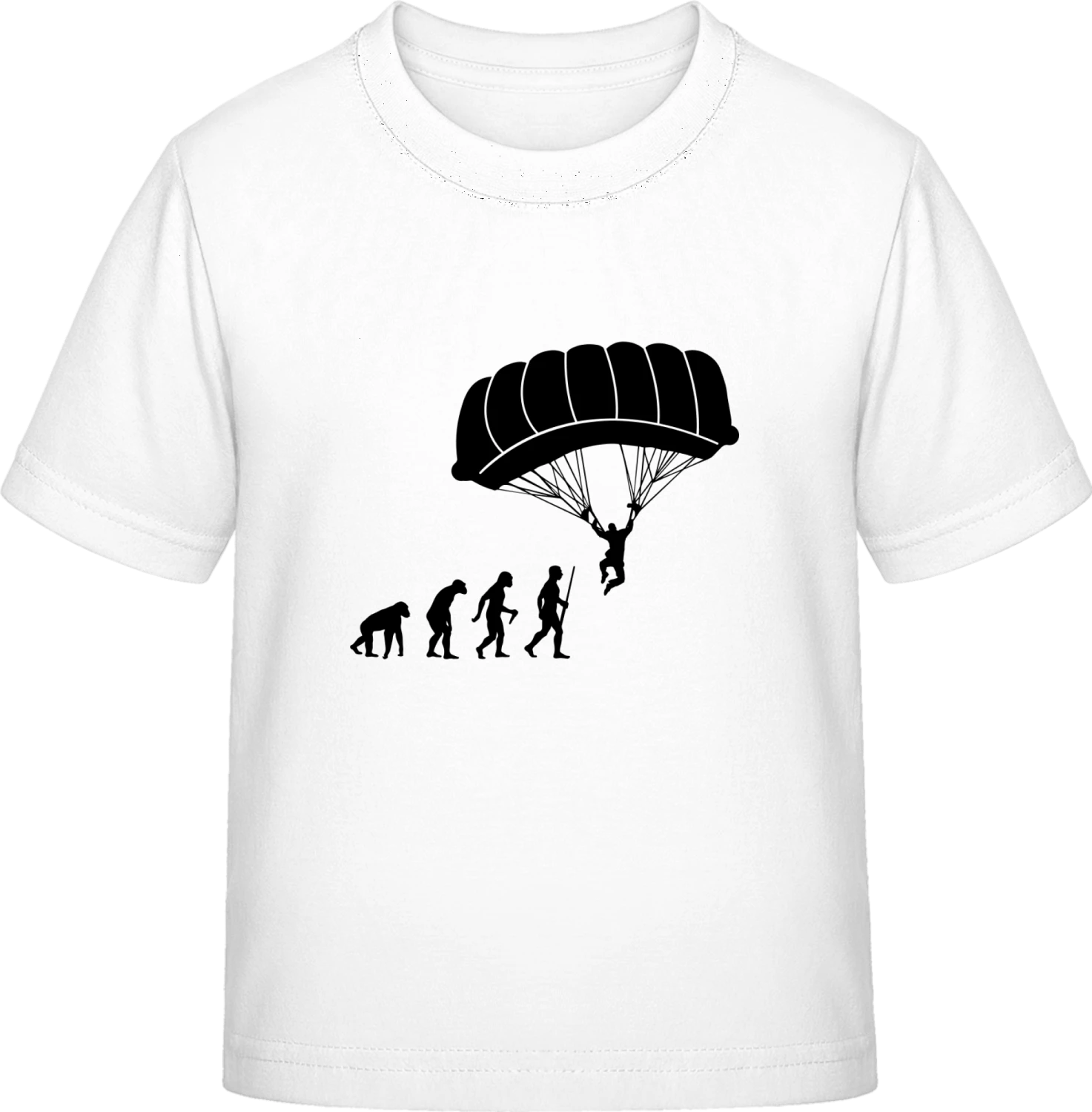 The Evolution of Skydiving - White Exact 190 Kids - Front