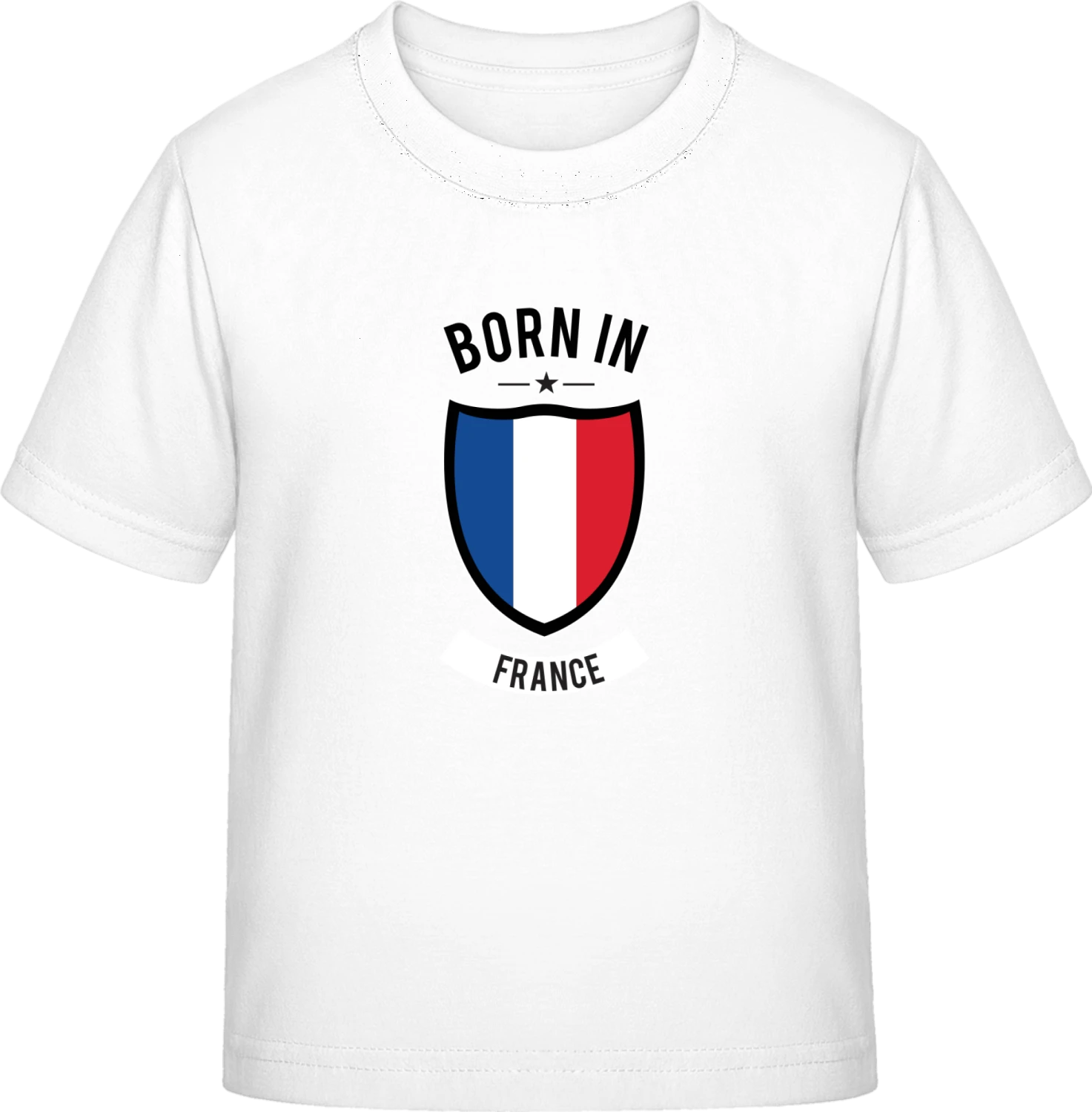 Born in France - White Exact 190 Kids - Front