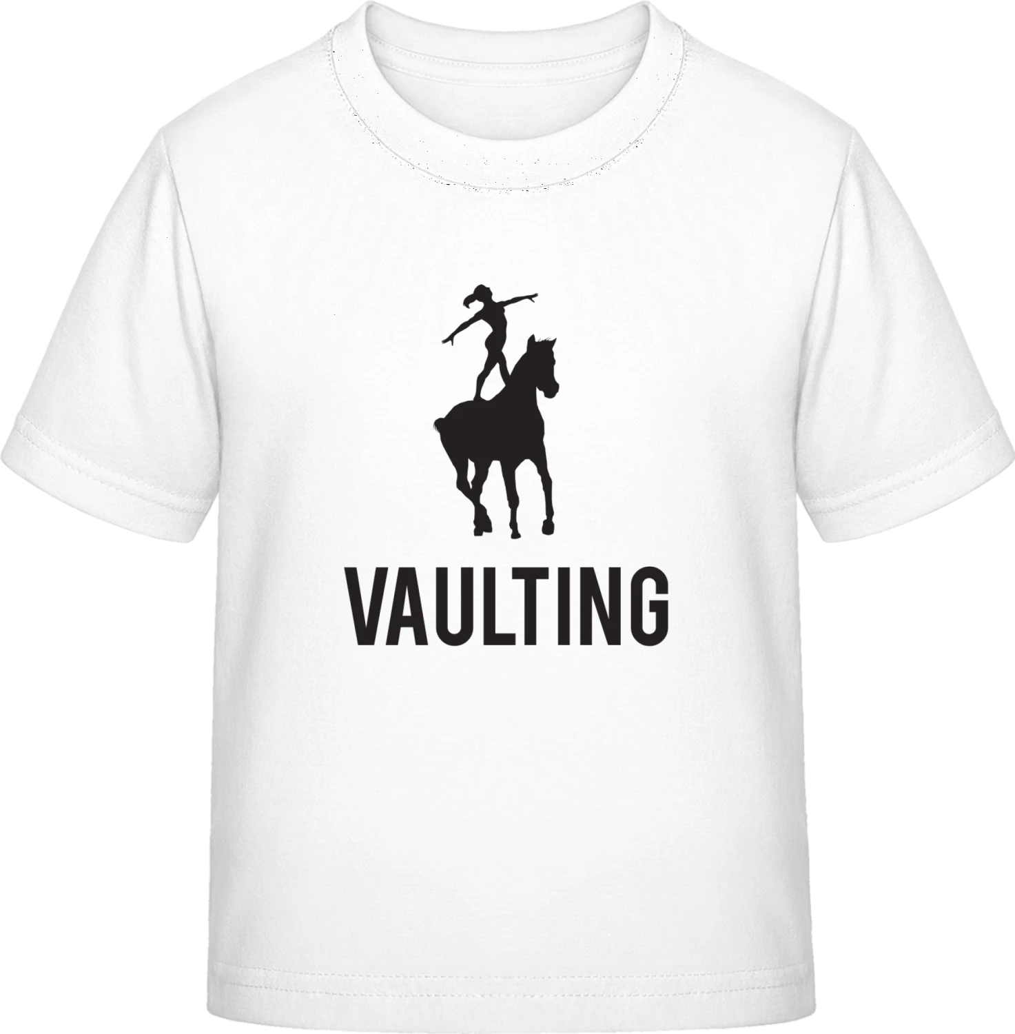 Vaulting - White Exact 190 Kids - Front